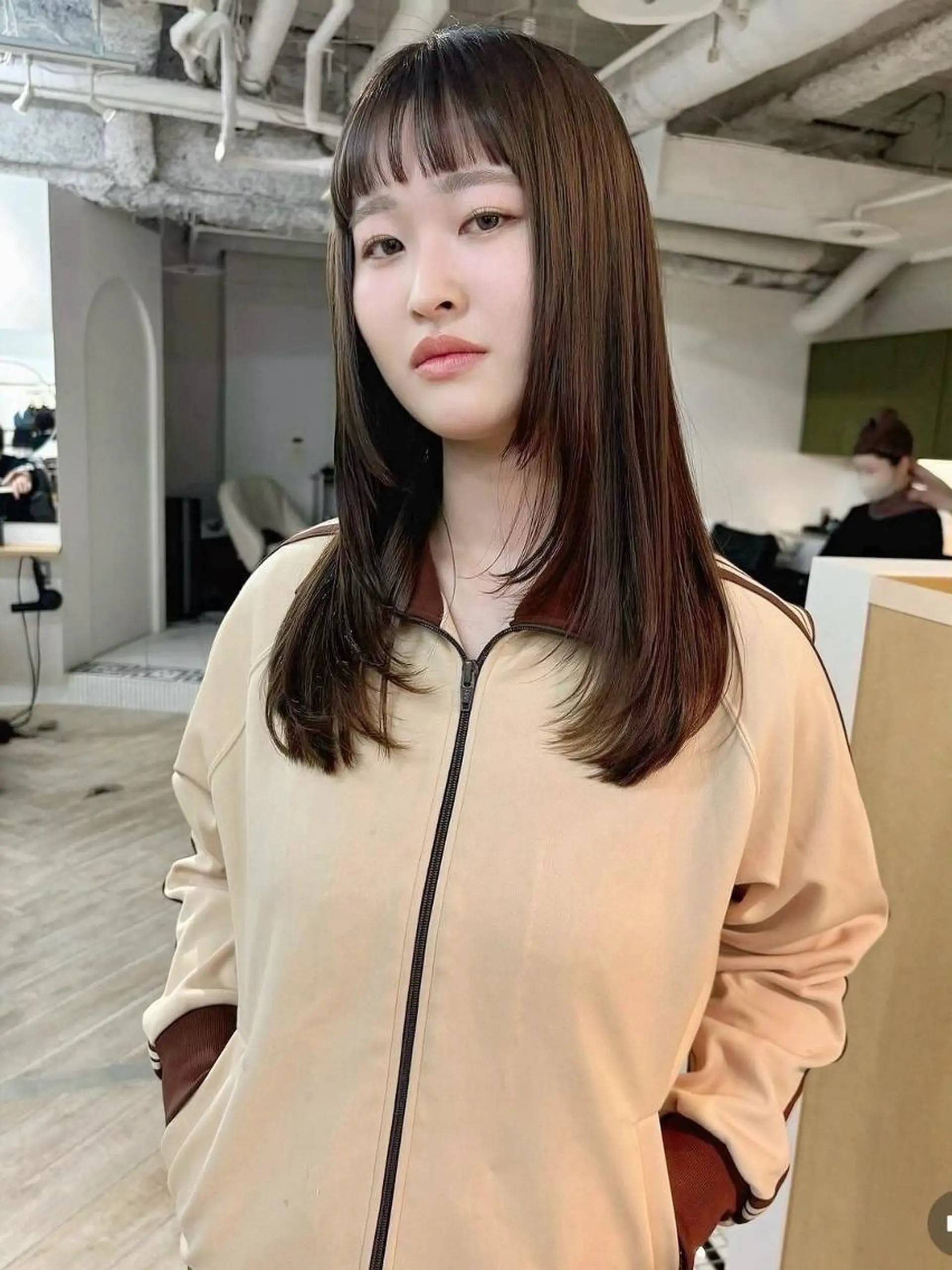 ショート カット ヘアカラー トリートメント ミルクティーベージュ 新潟万代/MANA♡のヘアスタイル