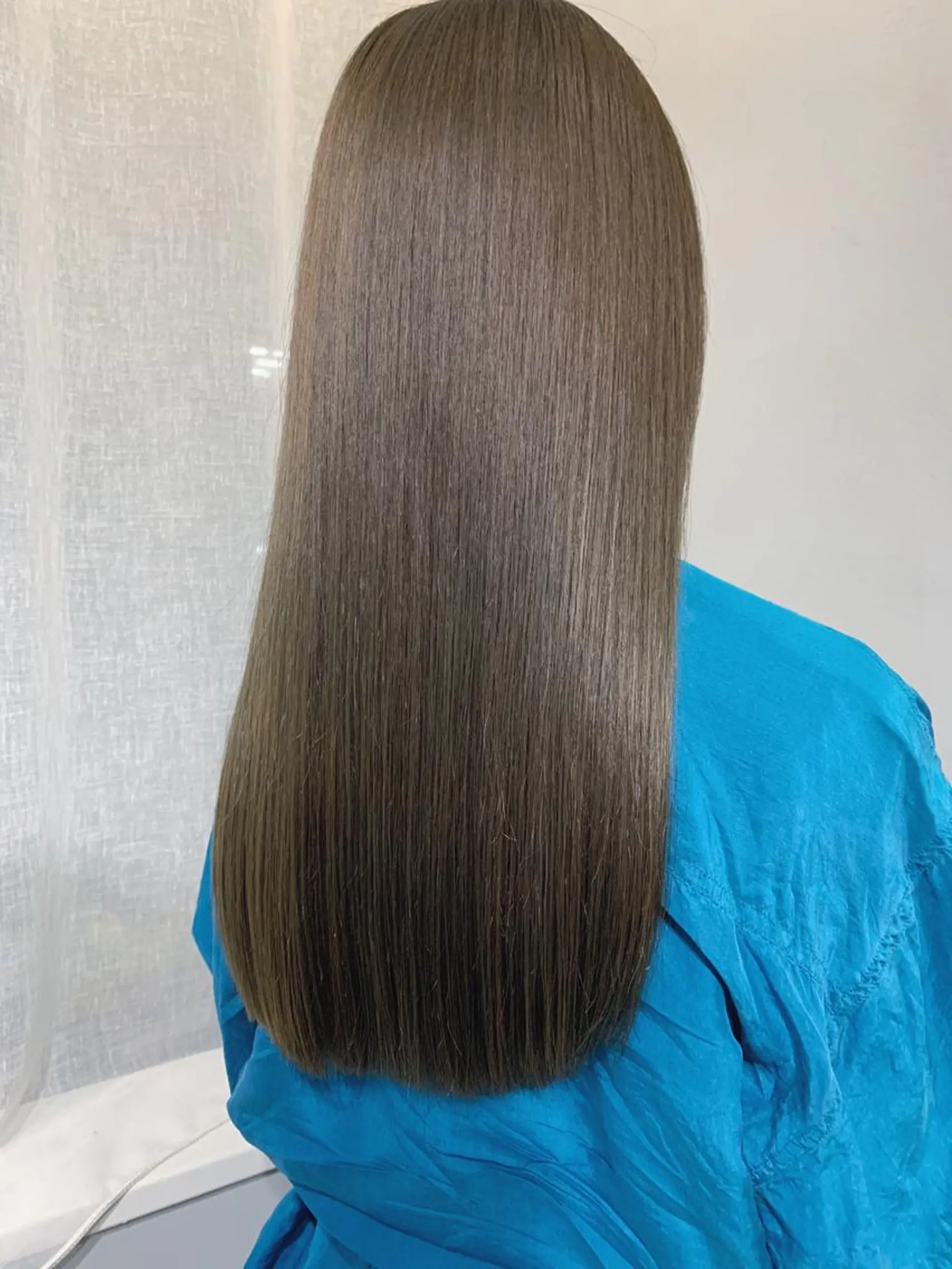 ロング カラー ボブパーマコテ巻き風 パーマNo1深江秀平のヘアスタイル