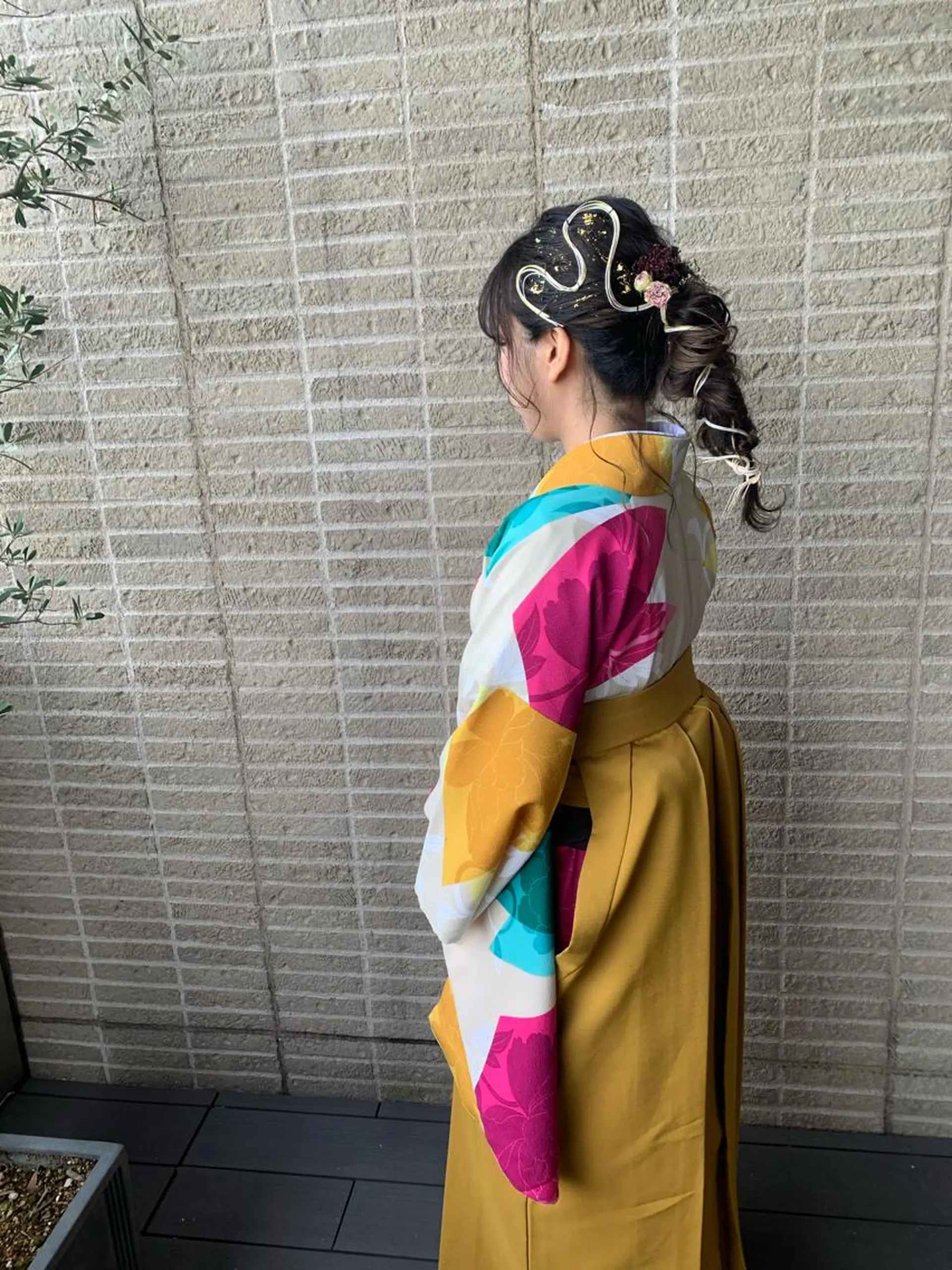 ロング カラー パーマ ヘアアレンジ 加藤 綾華のヘアスタイル