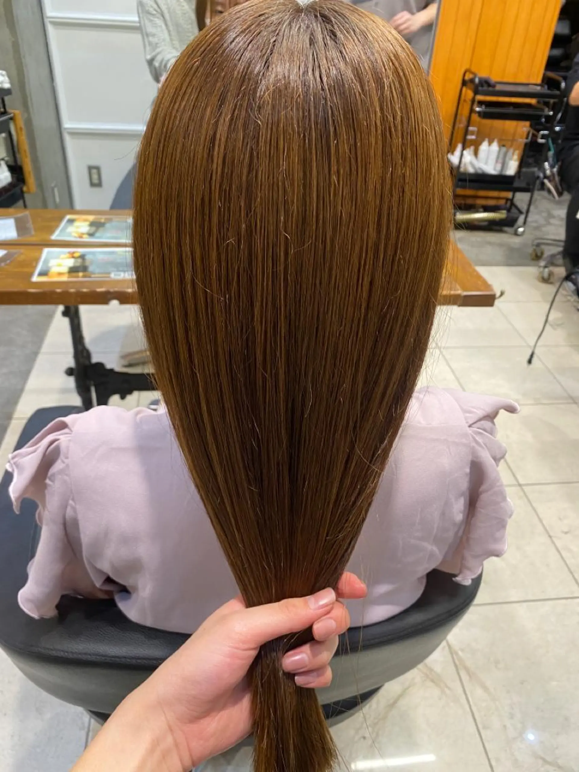 セミロング カラー トリートメント カット ヘアカラー トリートメント メンズヘア/パーマ/ SHOUTOのヘアスタイル