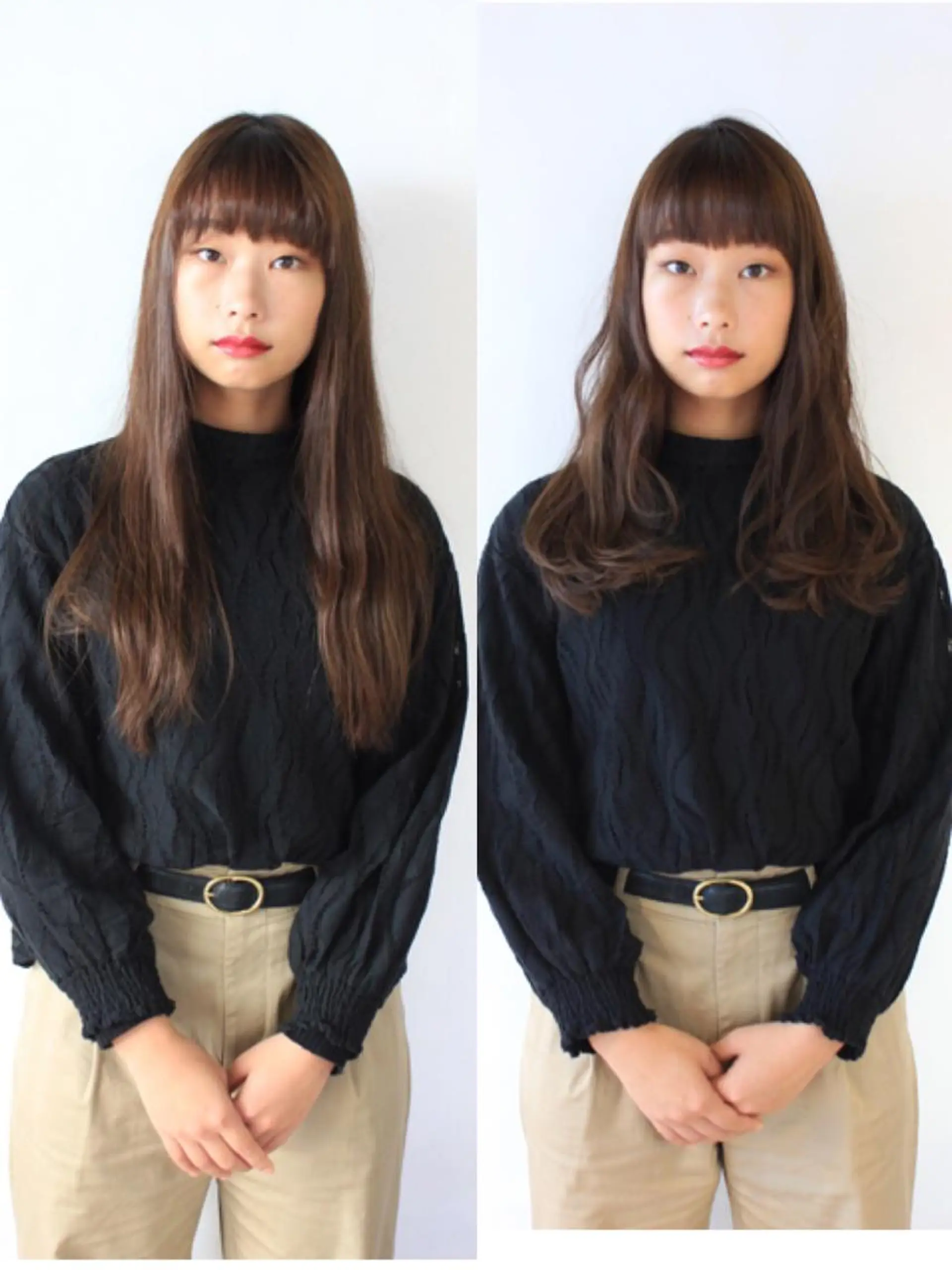 ロング 河野 薫のヘアスタイル