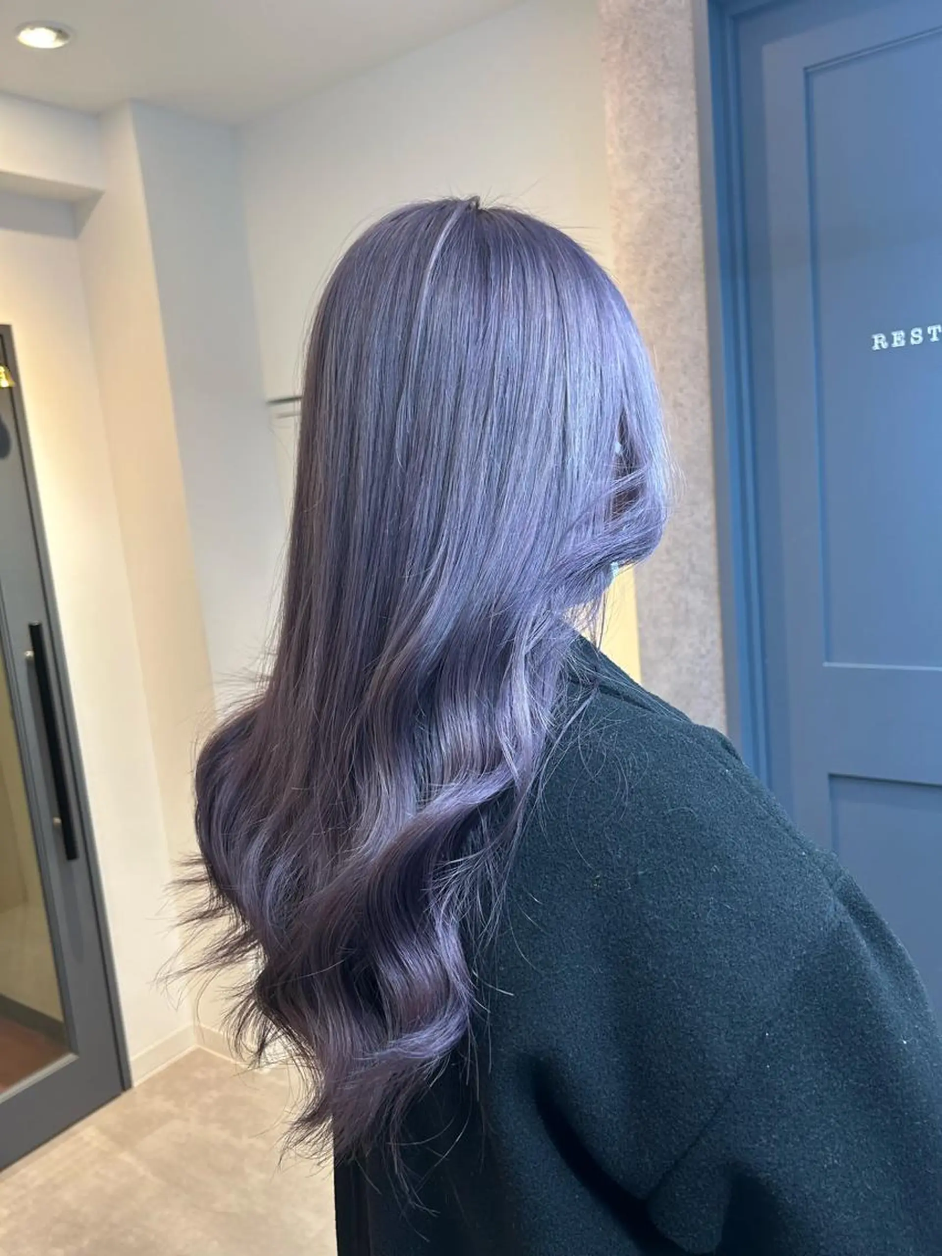 ロング カラー ラベンダーカラー ヘアカラー ENA💗NEXT /ハイトーンエクステのヘアスタイル