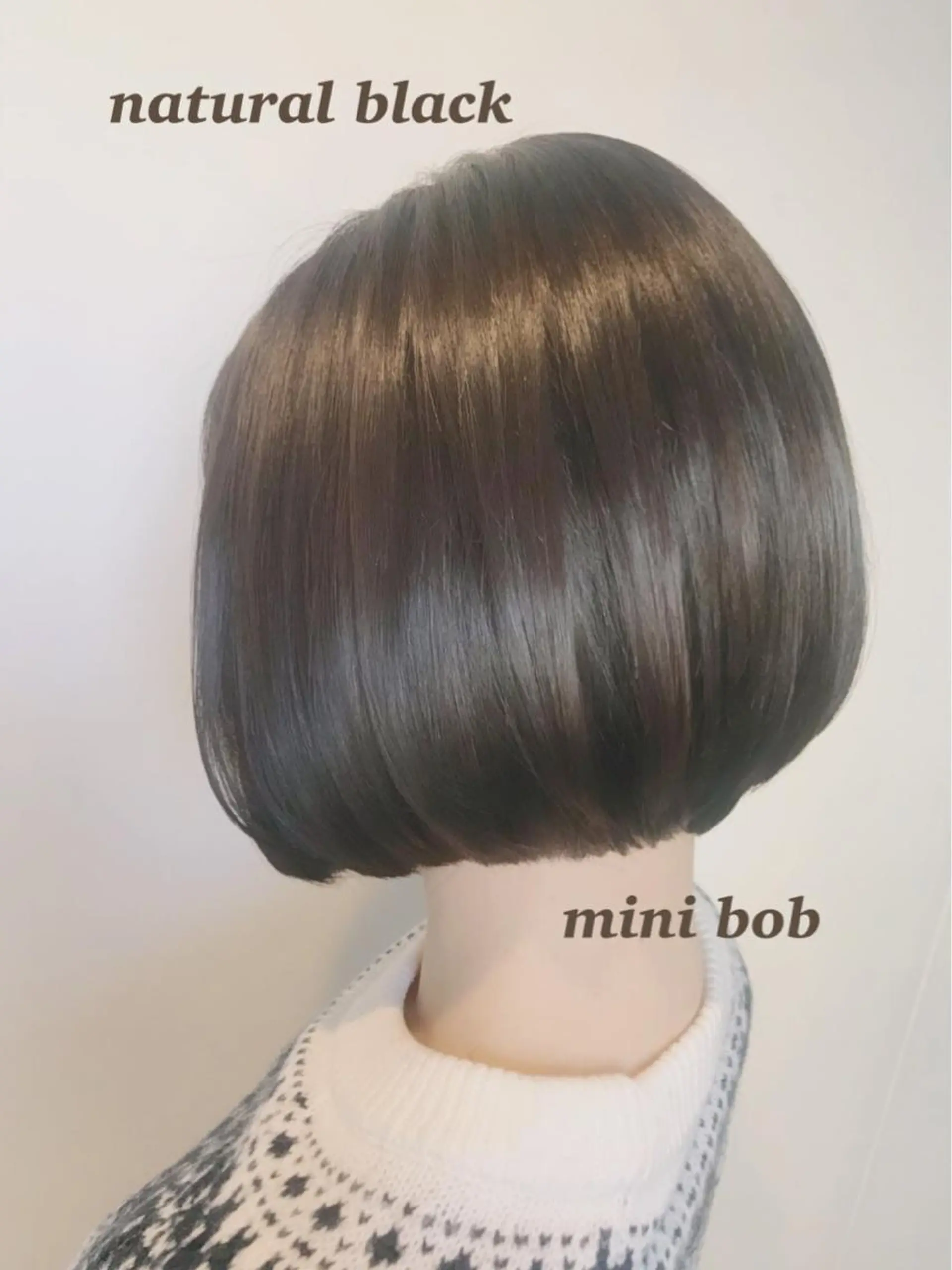 ショート カラー ヘアアレンジ 成人式 黒髪 ナチュラルブラック ボブ topstylist 芳賀みなみのヘアスタイル