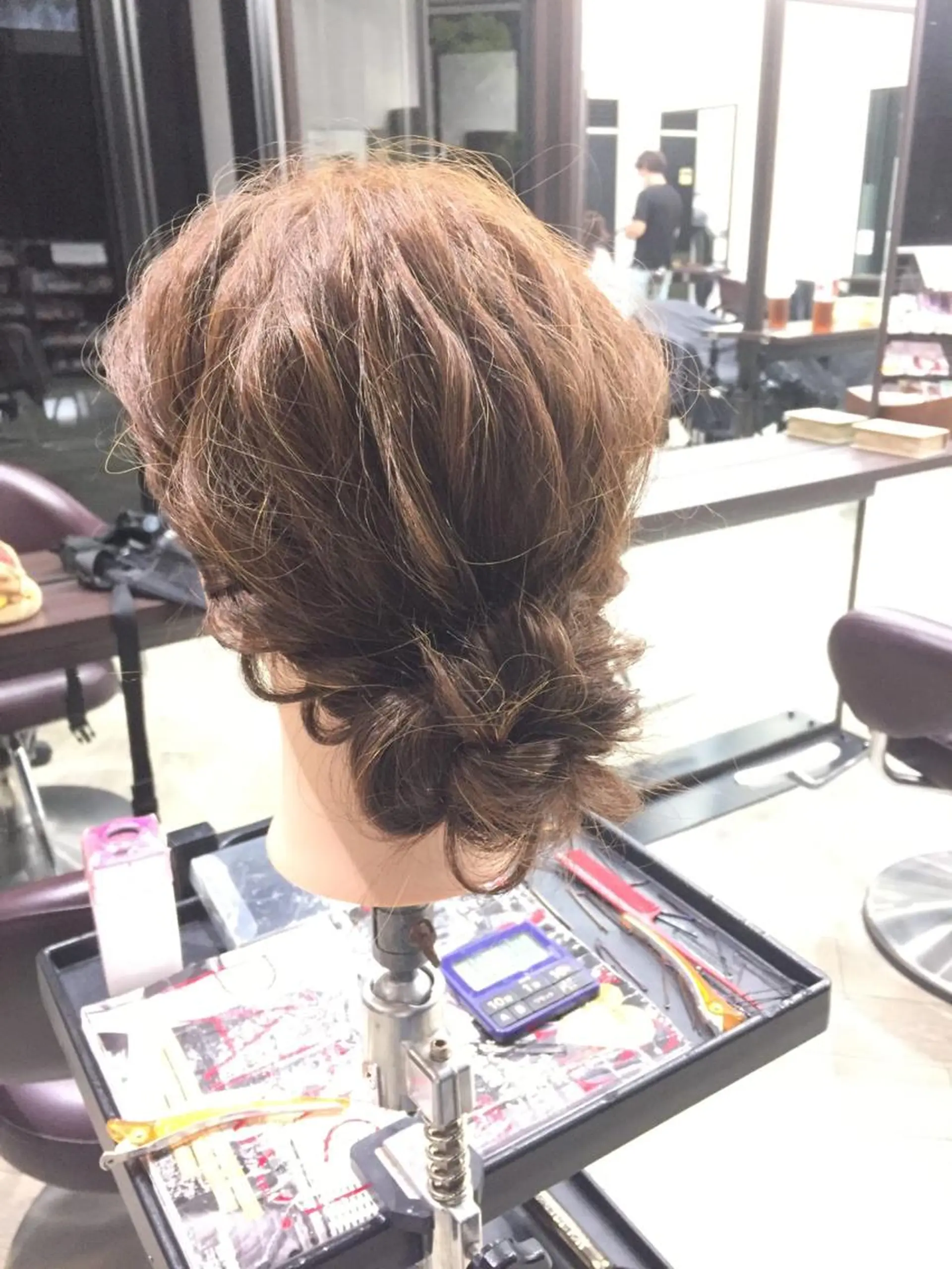 ヘアアレンジ hair make echo滿木あい花のヘアスタイル