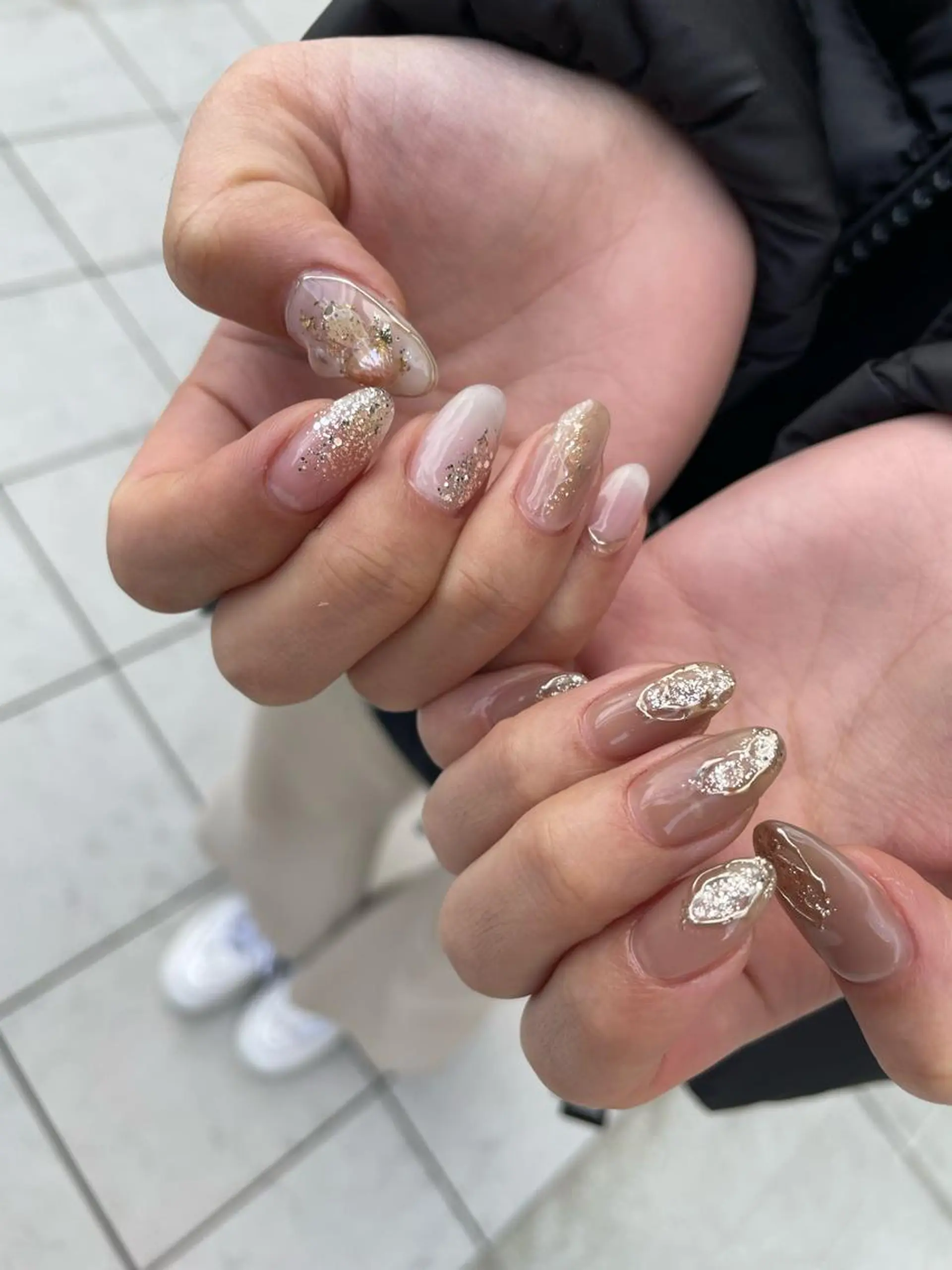 ロング カラー ヘアアレンジ キッズ ネイル マツエク・マツパ アイブロウ 福田 加奈のネイルデザイン