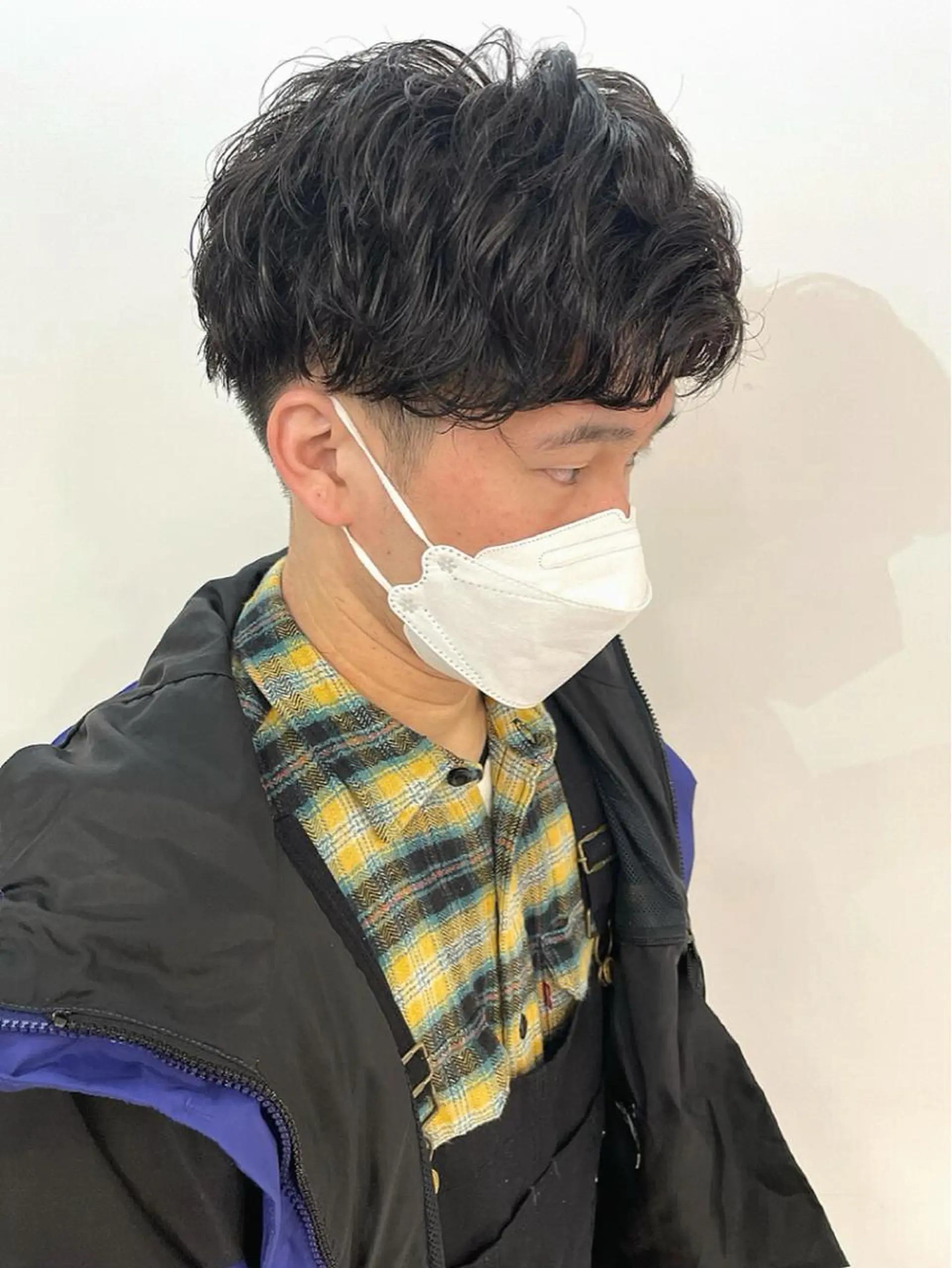 パーマ メンズ カット パーマ 佐藤 梨里花 ❤︎のヘアスタイル