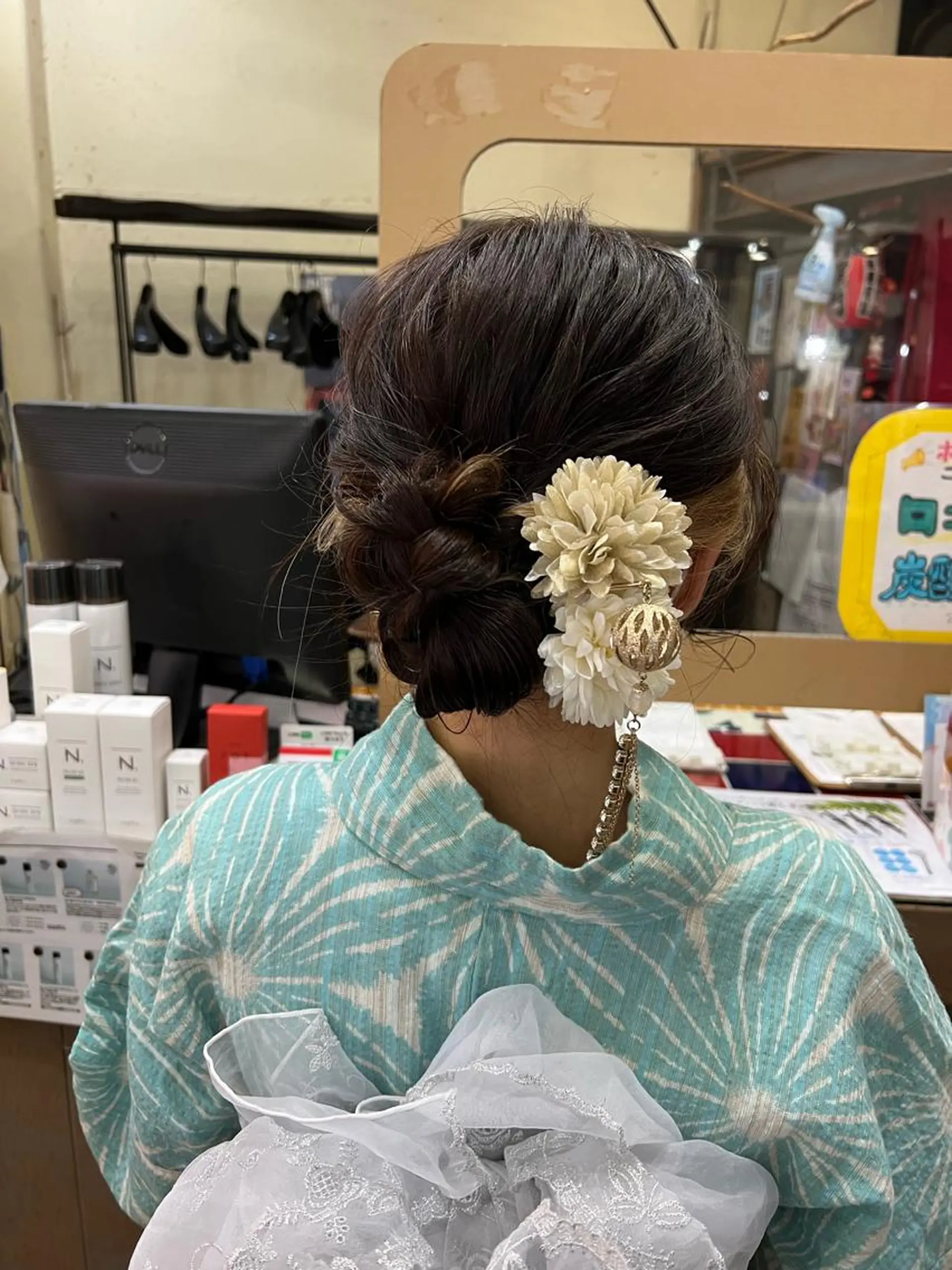 ロング カラー ヘアアレンジ 着物ヘア 浴衣 「sumi」 AMIのヘアスタイル