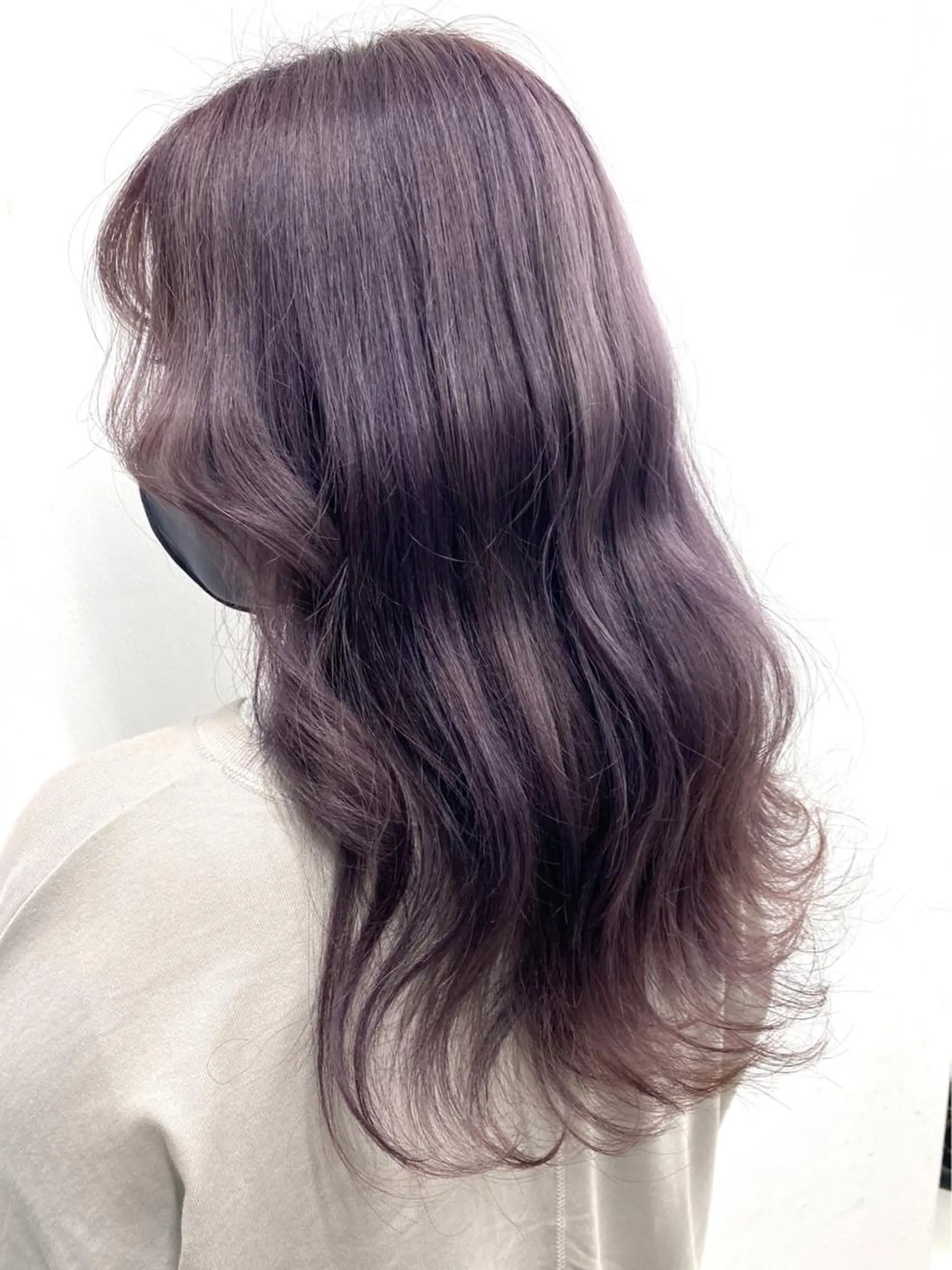 ミディアム カラー インナーカラー ラベンダーカラー オレンジ ピンクカラー 韓国風ヘア メンズヘアメイク 🩵Mayuki🩵のヘアスタイル