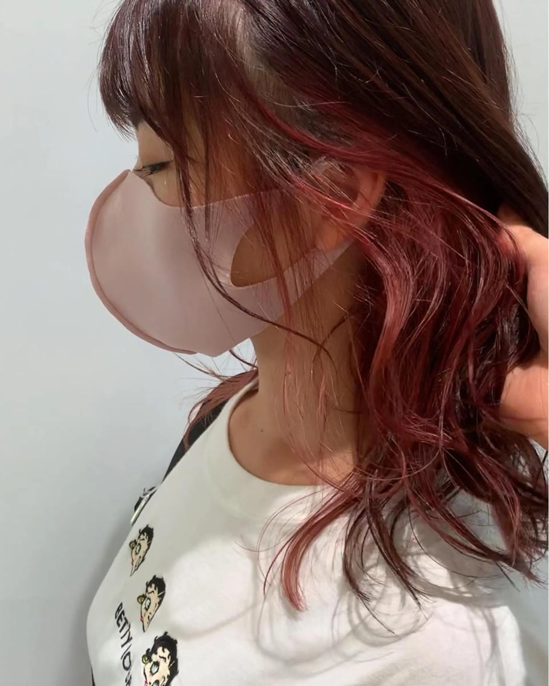 ミディアム 林 飛夕也のヘアスタイル