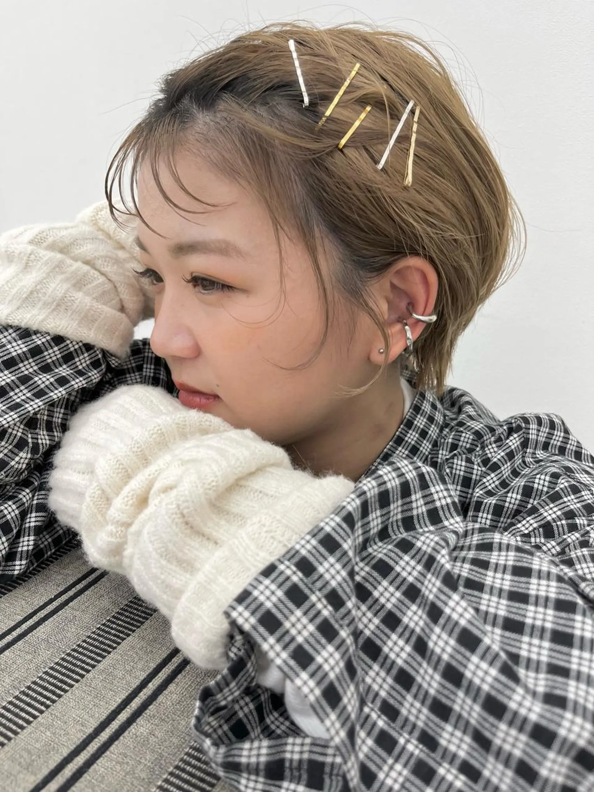 ショート ヘアアレンジ 溝口 ひなこのマツエク・マツパデザイン