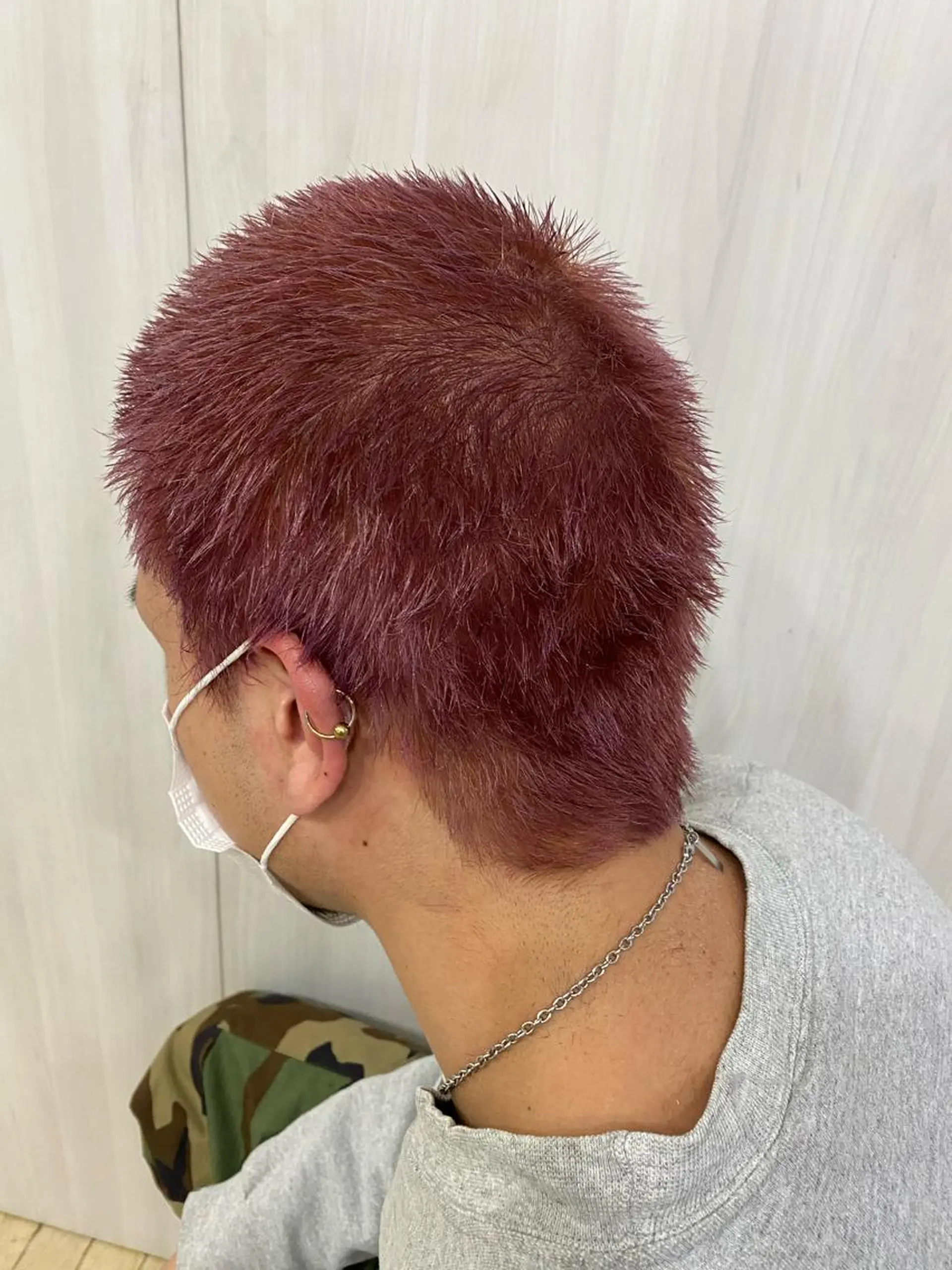 ショート カラー メンズ 🌈ブリーチ コーンロウ🌈ENOのヘアスタイル