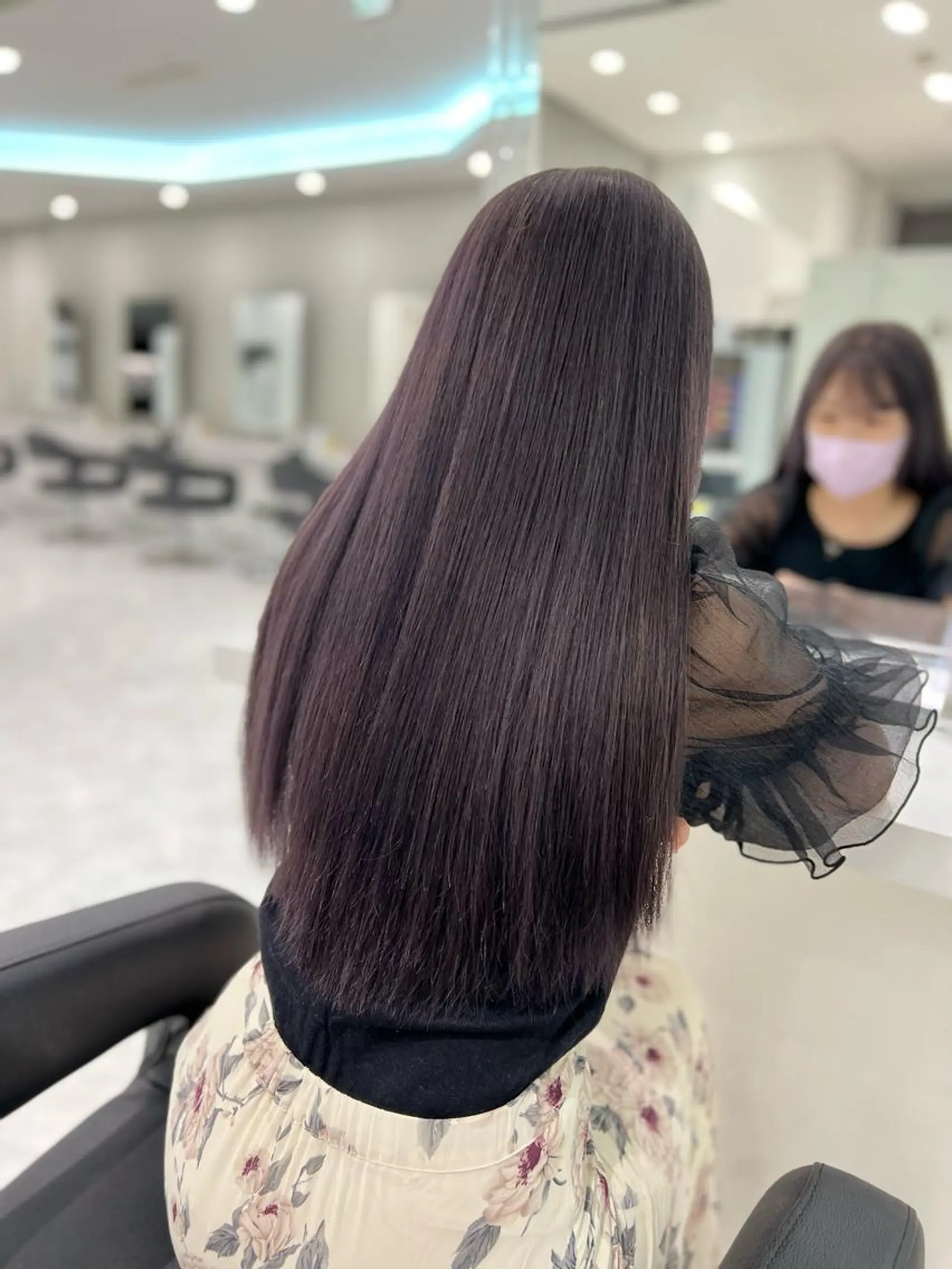 ロング まつパ/ケア ブリーチ/sEnAのヘアスタイル