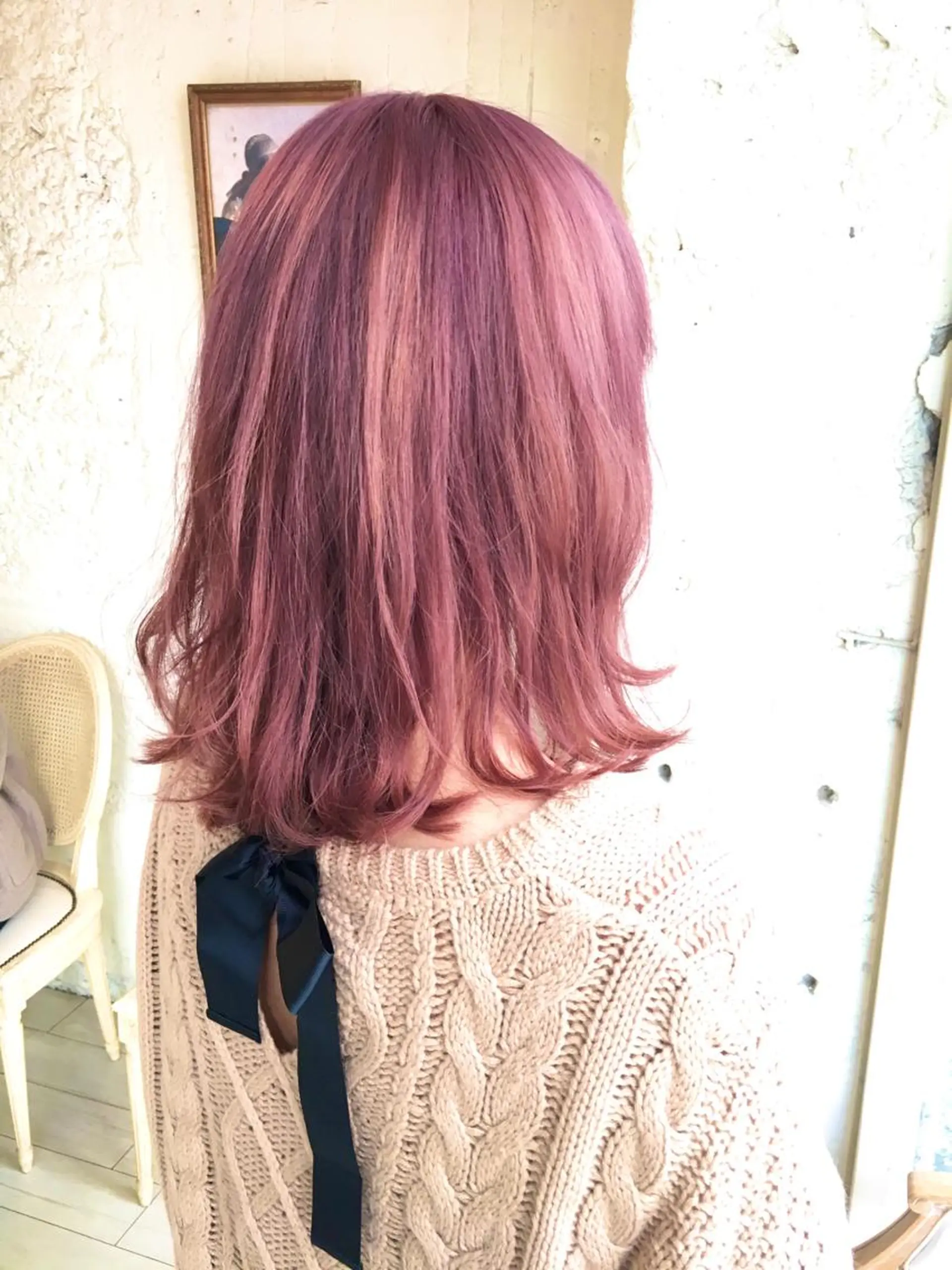 ミディアム カット ヘアカラー トリートメント 奥野 貴哉のヘアスタイル