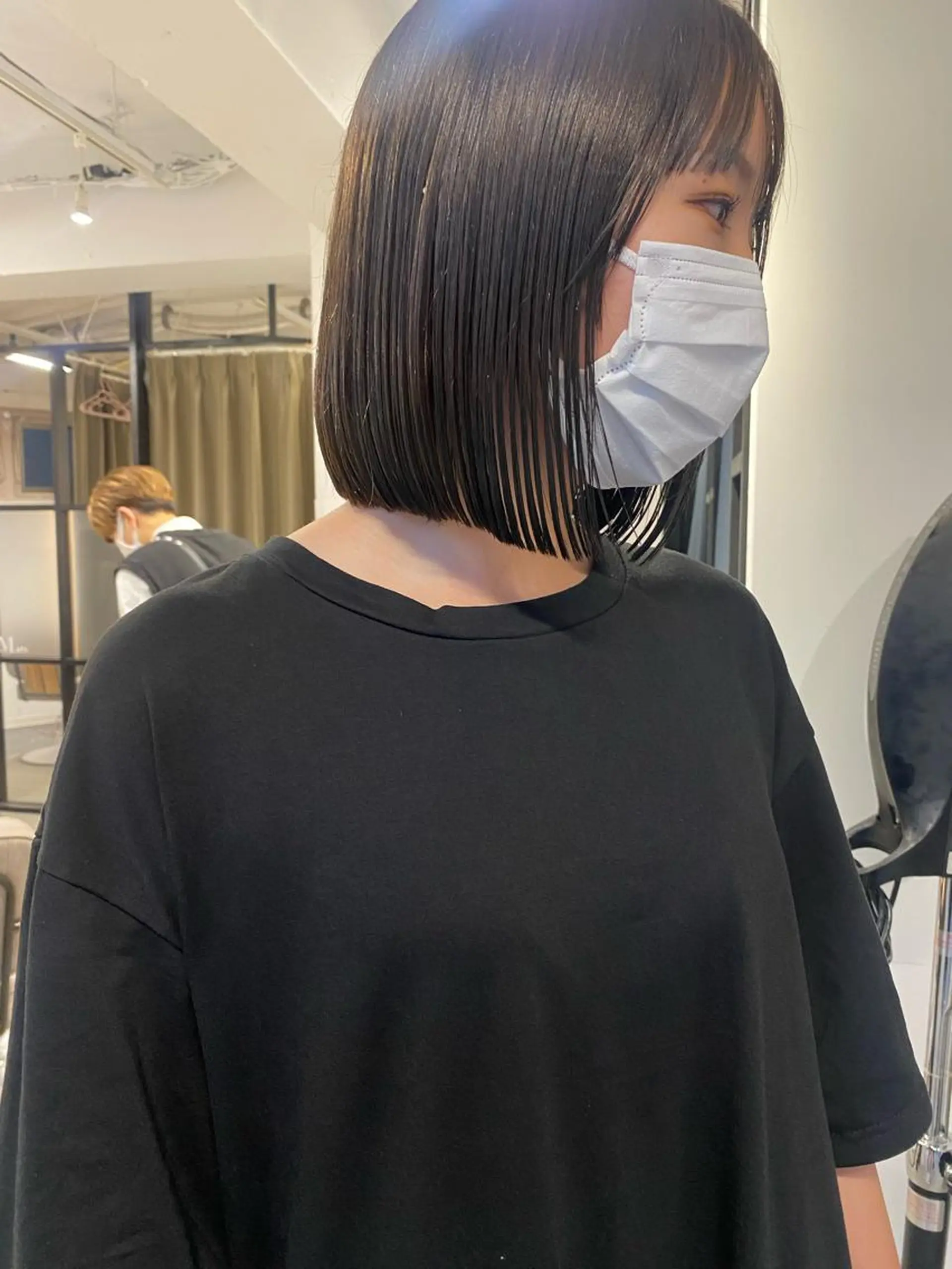 ショート カラー カット ヘアカラー トリートメント センターパート/ 暖色カラーayuのヘアスタイル