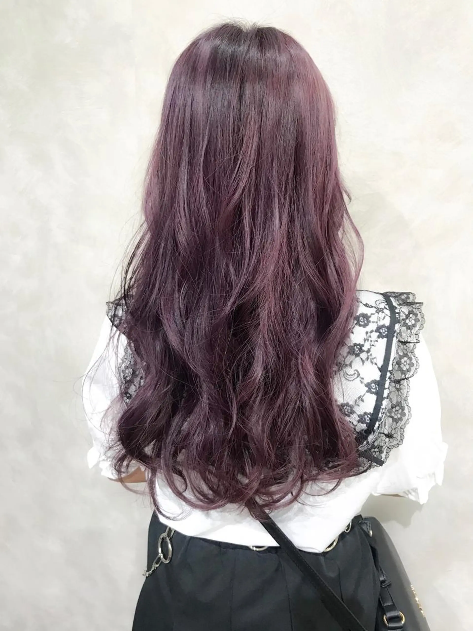 ロング カラー ブリーチ ダブルカラー バイオレットカラー ヘアカラー トリートメント 丹羽 隼人/髪質改善 /韓国ヘア🇰🇷のヘアスタイル