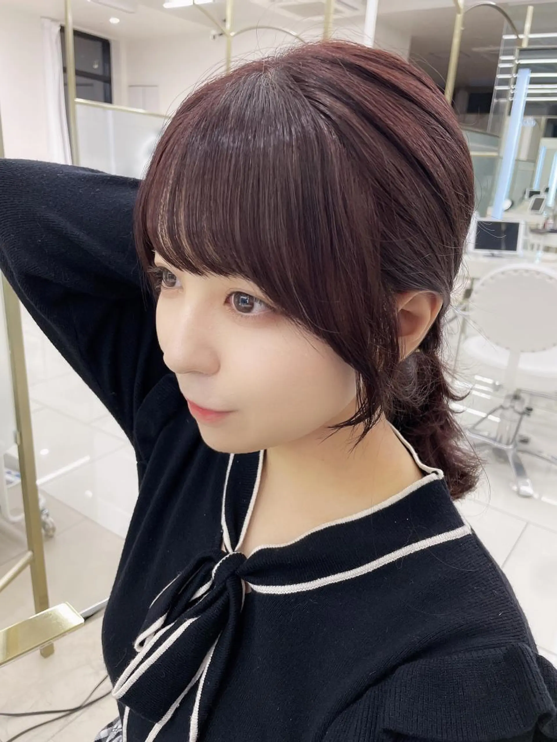 セミロング カラー COA GINZA 空也/前髪/顔まわりのヘアスタイル