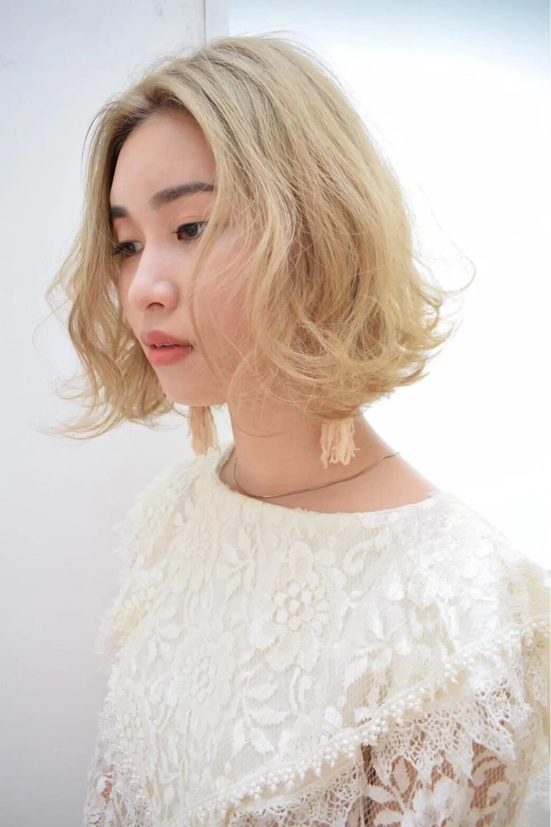 ミディアム カラー パーマ ヘアアレンジ メンズ キッズ ネイル マツエク・マツパ トリートメント EnBlesS西宮 マンツーマン神道有基のヘアスタイル