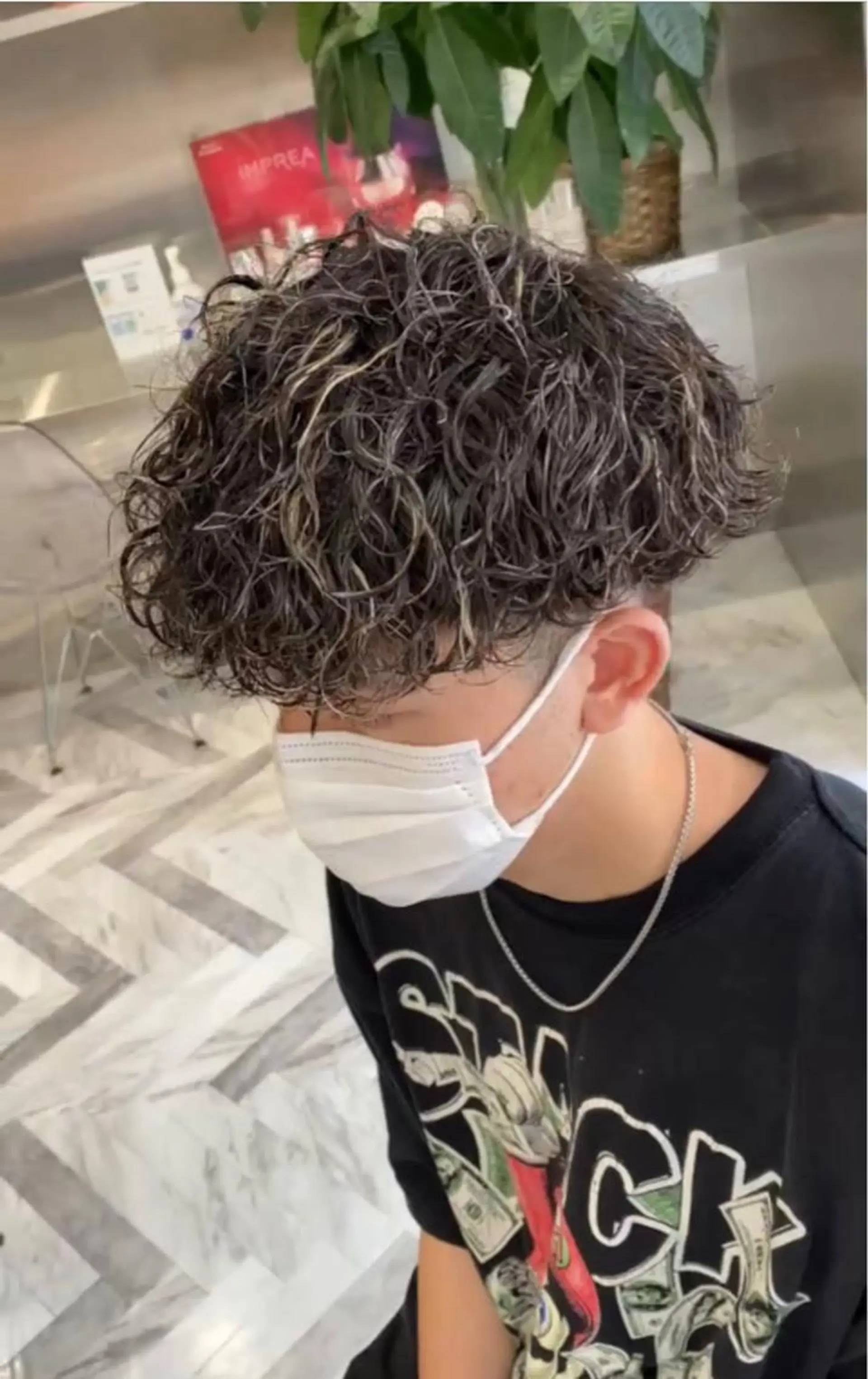 カラー パーマ メンズ 新宿【メンズパーマ】 塩澤太一のヘアスタイル