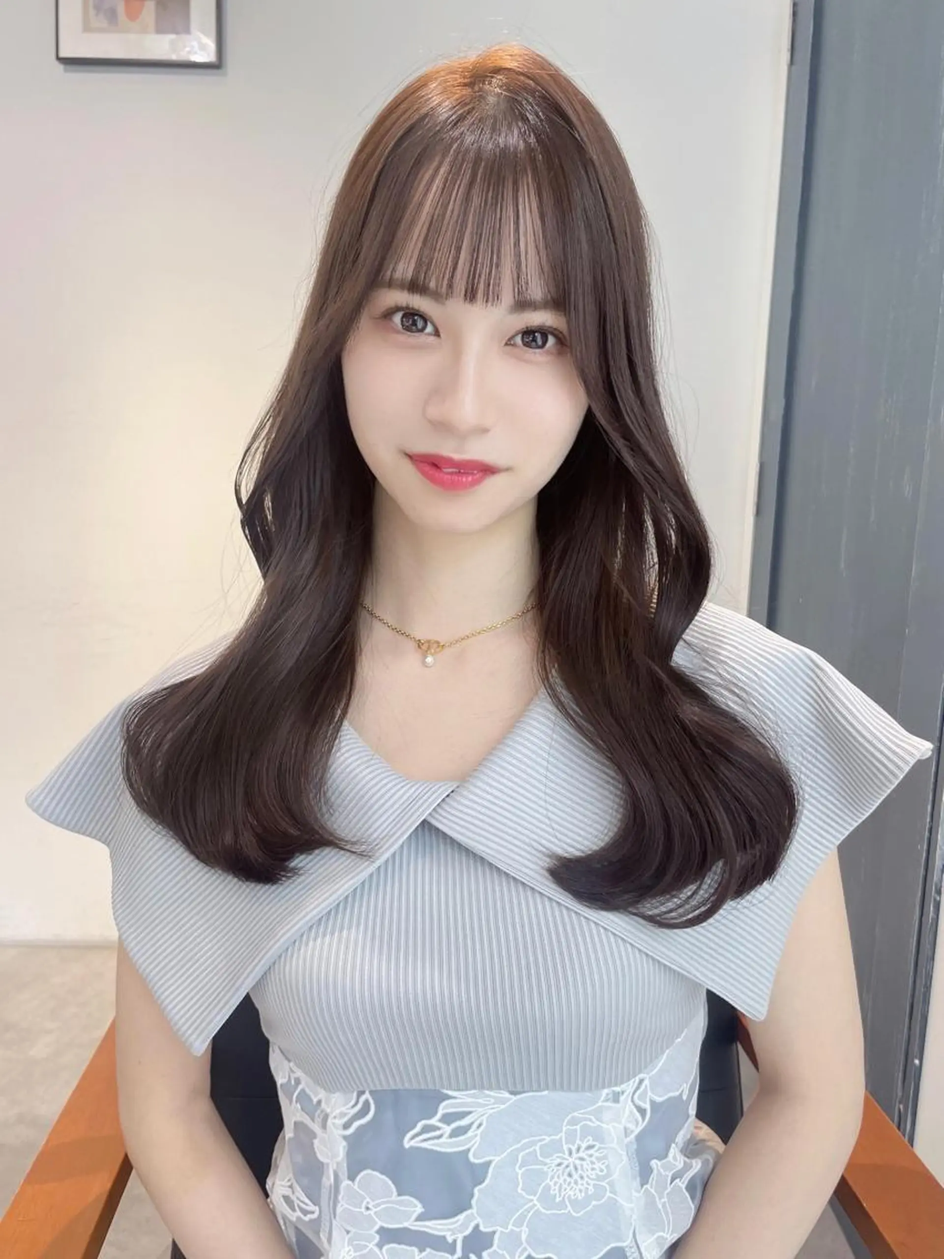 セミロング 【地毛風縮毛矯正】 ヒカルのヘアスタイル