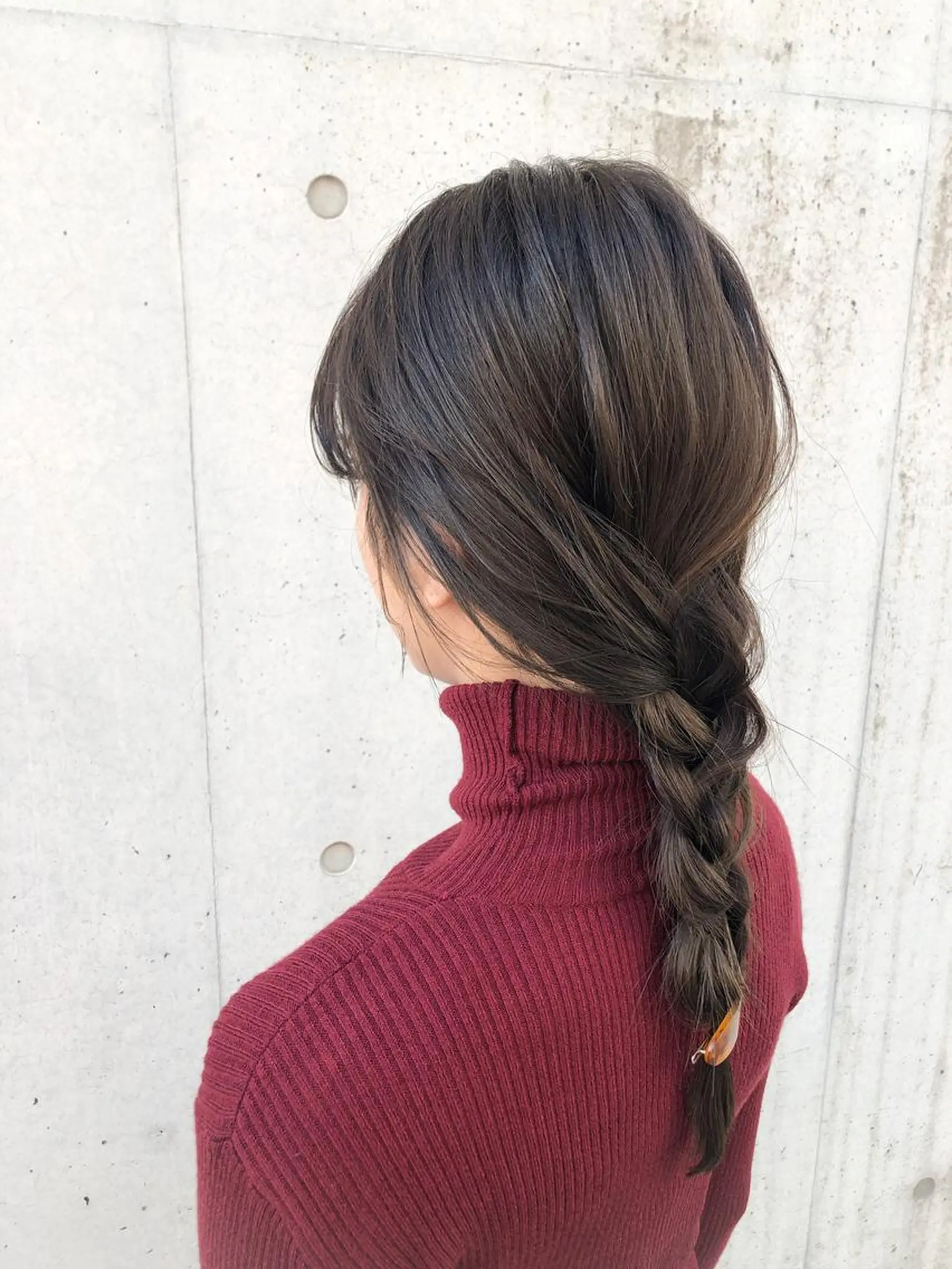 セミロング 高橋 愛美のヘアスタイル