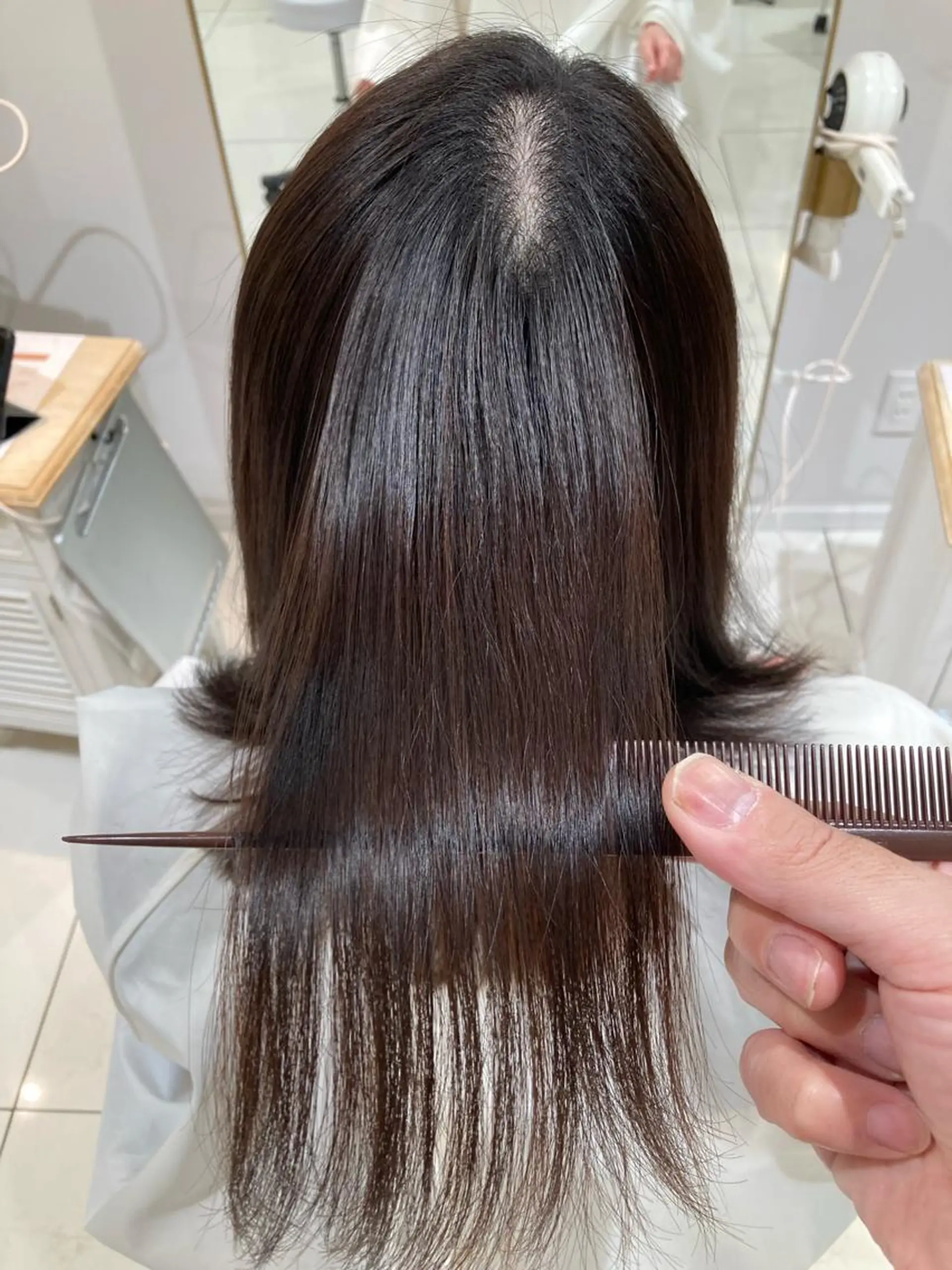 セミロング 落合孝臣/新潟駅南 /髪質改善のヘアスタイル