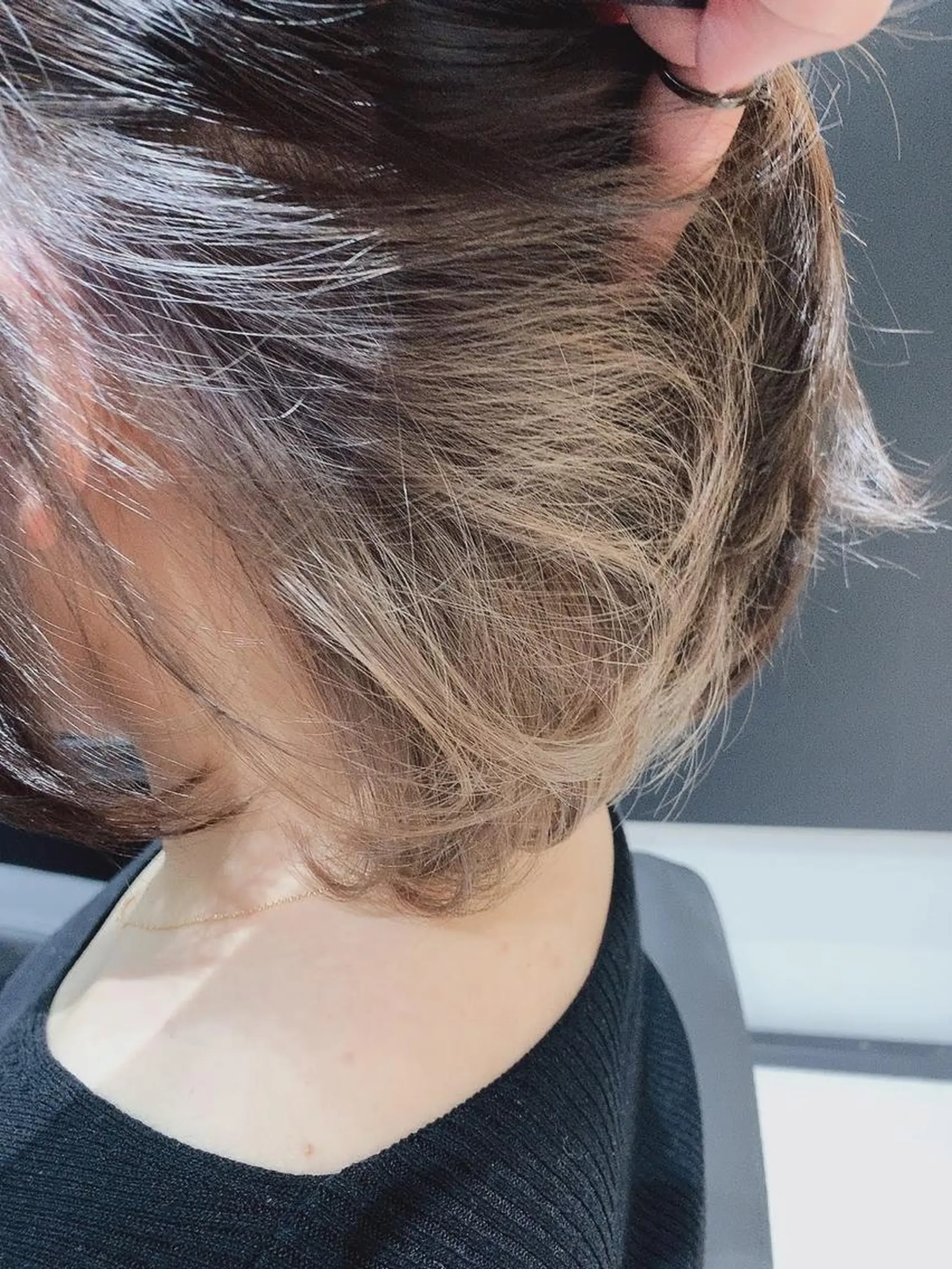 ショート カラー ネイル マツエク・マツパ インナーカラー ボブ、縮毛矯正👑 心斎橋/高城涼也のヘアスタイル