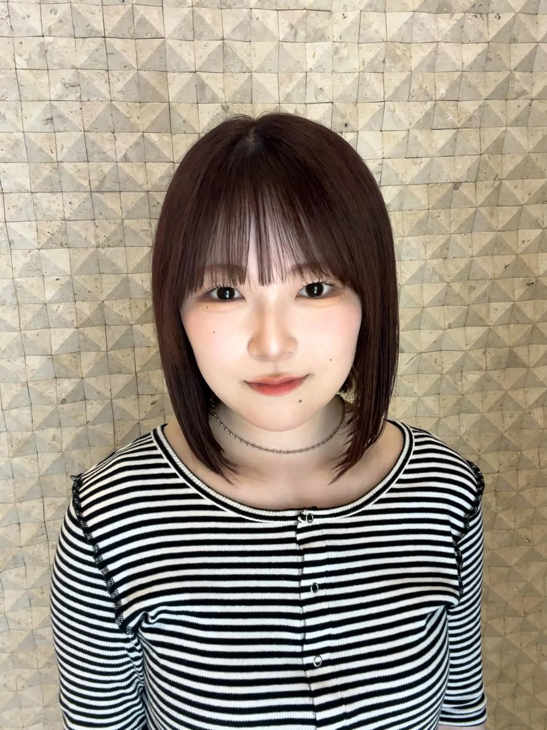 ショート カラー カシス ピンクカラー 豊中/髪質改善/ レイヤーカットミヅキのヘアスタイル