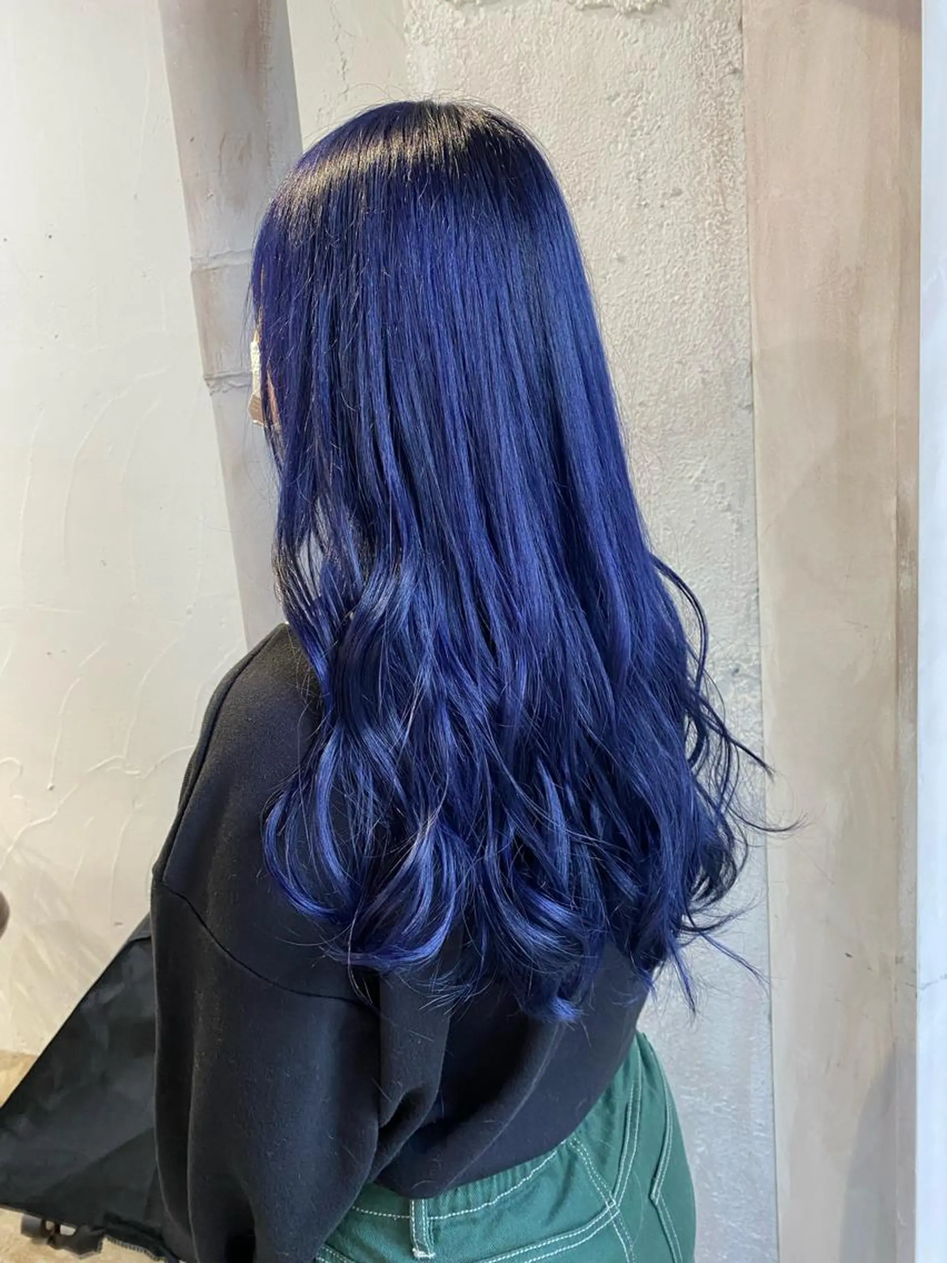 ロング カラー ブリーチ ブルーカラー ミニモお気に入り数 No.1宍戸雄弥のヘアスタイル