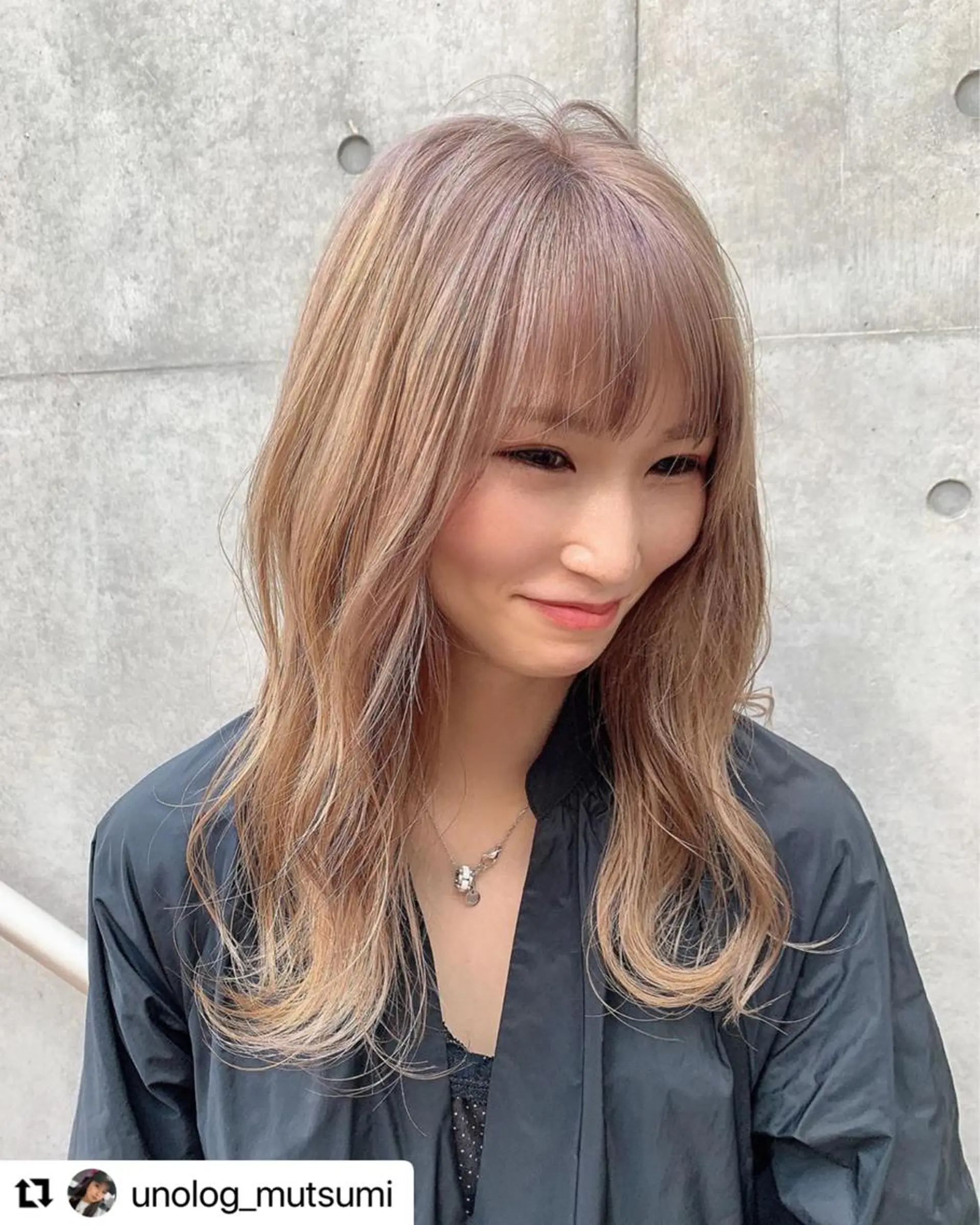 ロング カラー box  mico. mutsumiのヘアスタイル