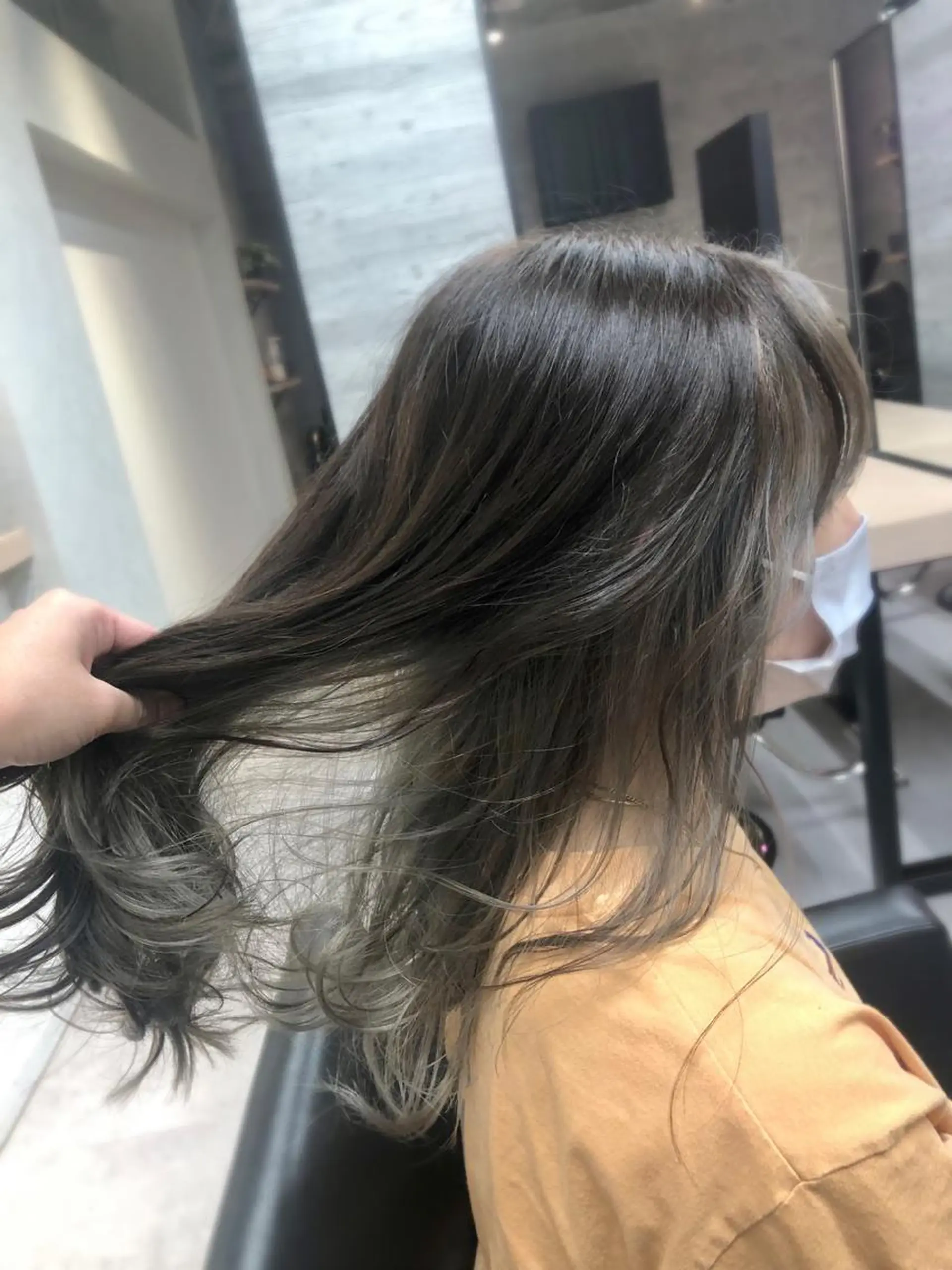 セミロング カラー 🪞個室サロン/韓国 艶髪/keito🪞のヘアスタイル