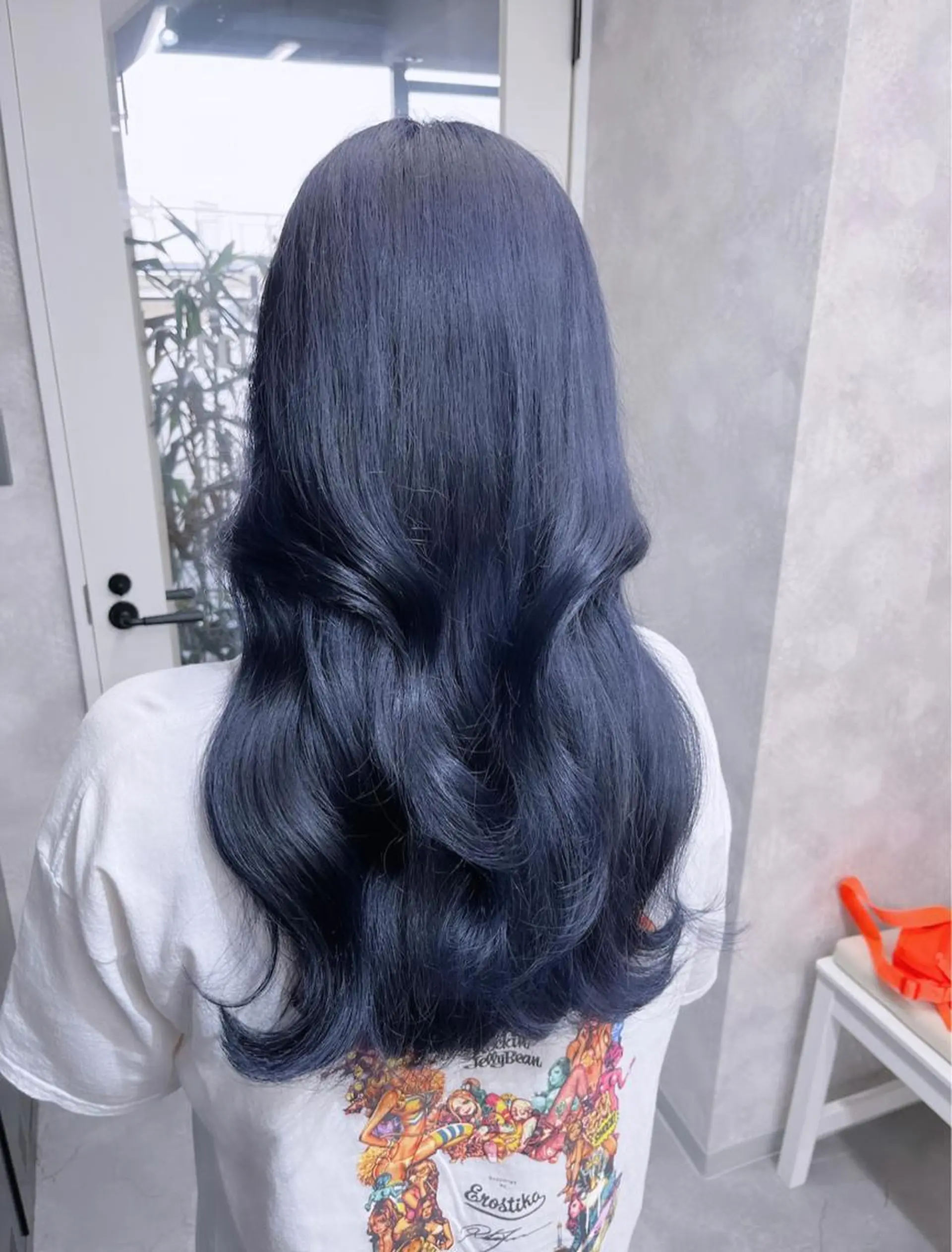 ロング カラー ヘアアレンジ ヘアカラー トリートメント ヘアセット 韓国レイヤーカット/ 儚げカラーチナツのヘアスタイル