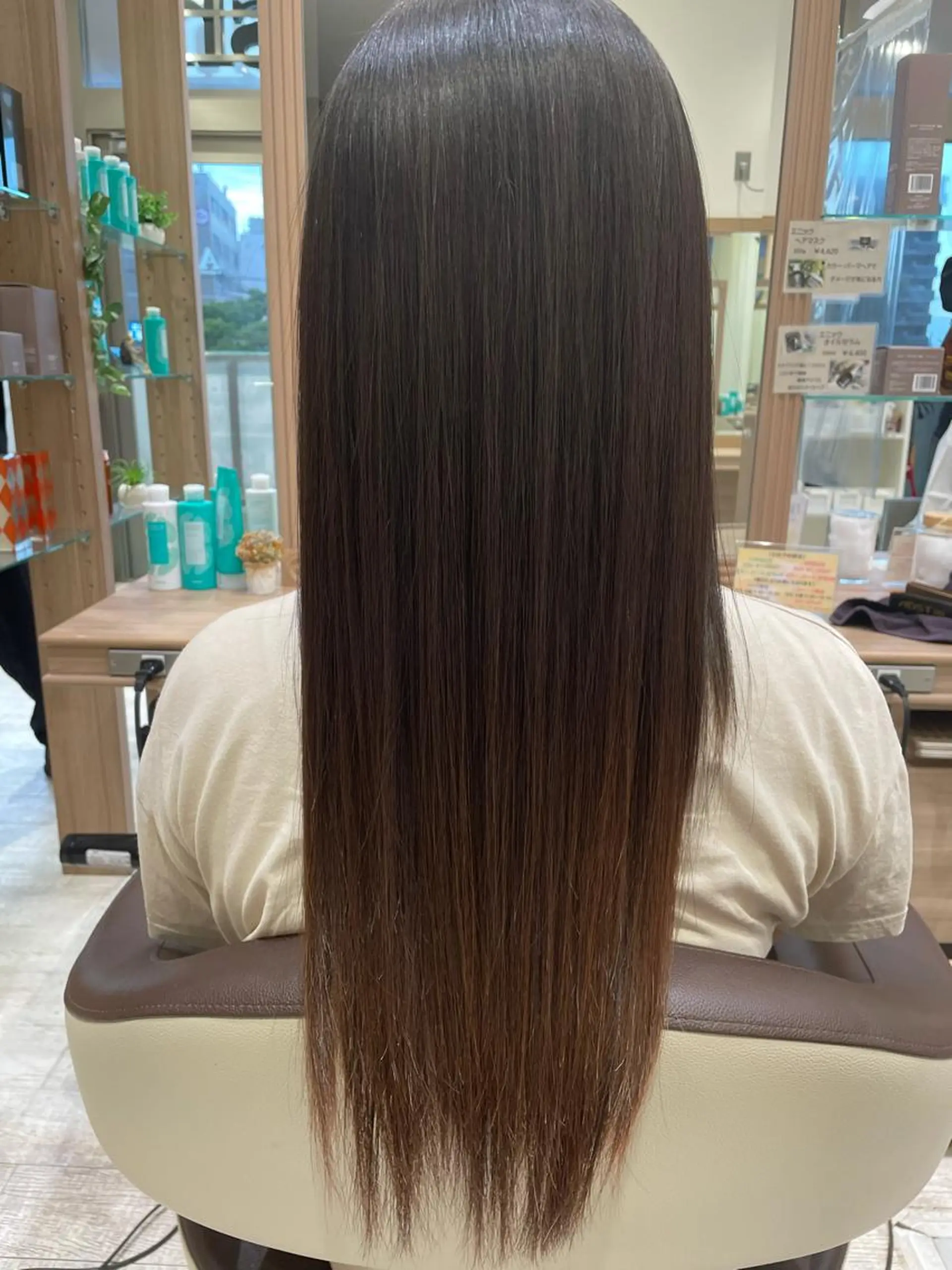 ロング 縮毛矯正 トリートメント 赤澤 海斗のヘアスタイル