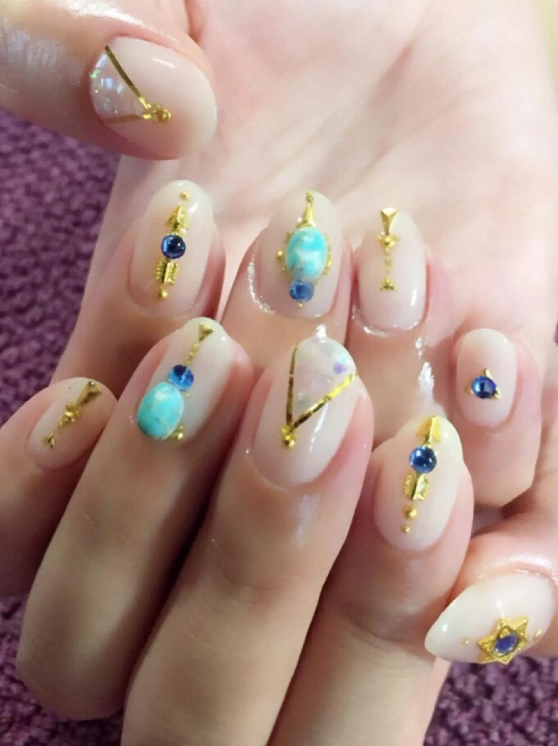 ネイル ツメトマツゲ .のネイルデザイン