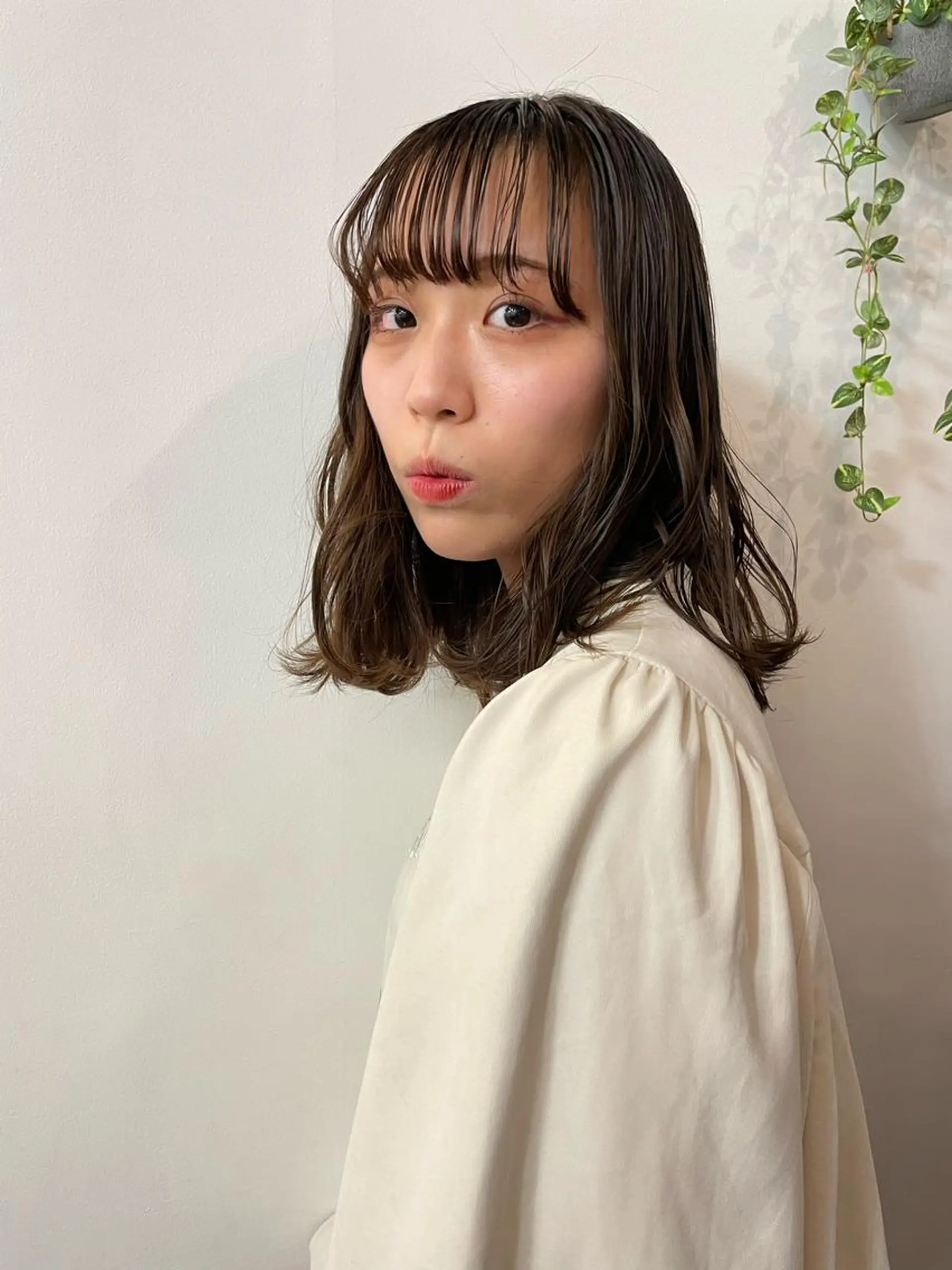 ミディアム カラー ツヤ美髪💐 髪質改善/高山愛来のヘアスタイル