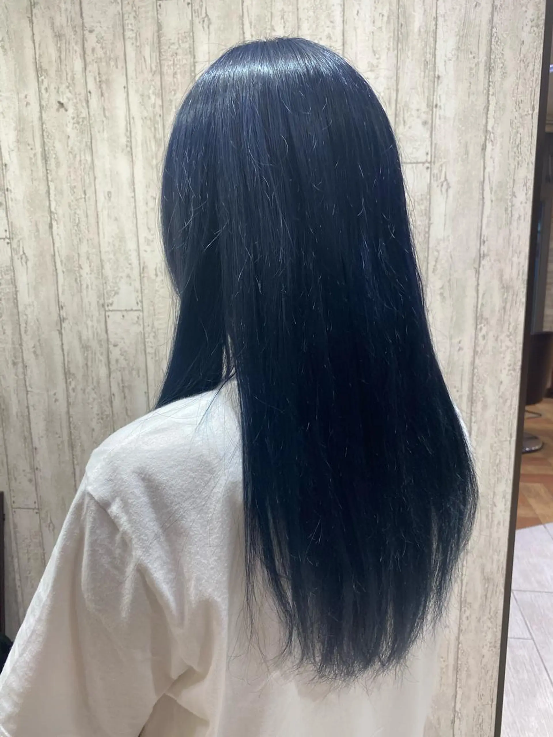 ロング カラー ブリーチ ブルーカラー ヘアカラー トリートメント 🦋店長🦋 ほんさわ みずきのヘアスタイル