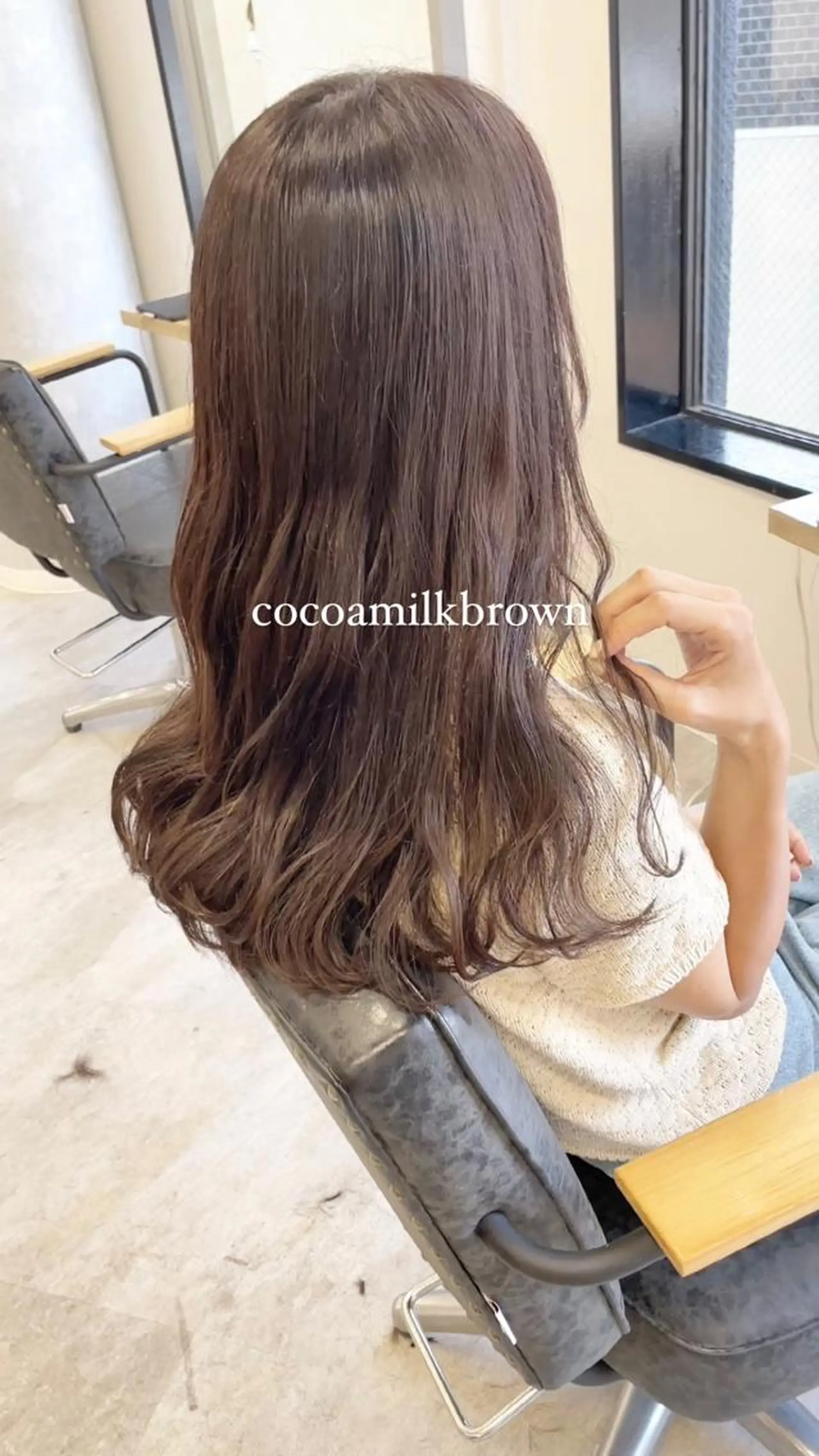 ロング カラー misaki🎀 まろみ透け感カラーのヘアスタイル