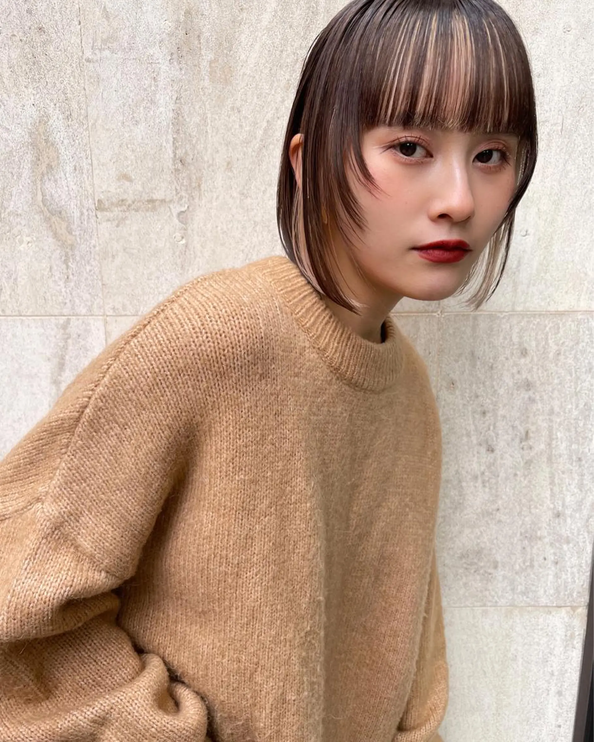 ショート カラー ベージュカラー インナーカラー ホワイトベージュ ボブ ヘアカラー トリートメント 透明感カラー× レイヤーカット✨高梨のヘアスタイル