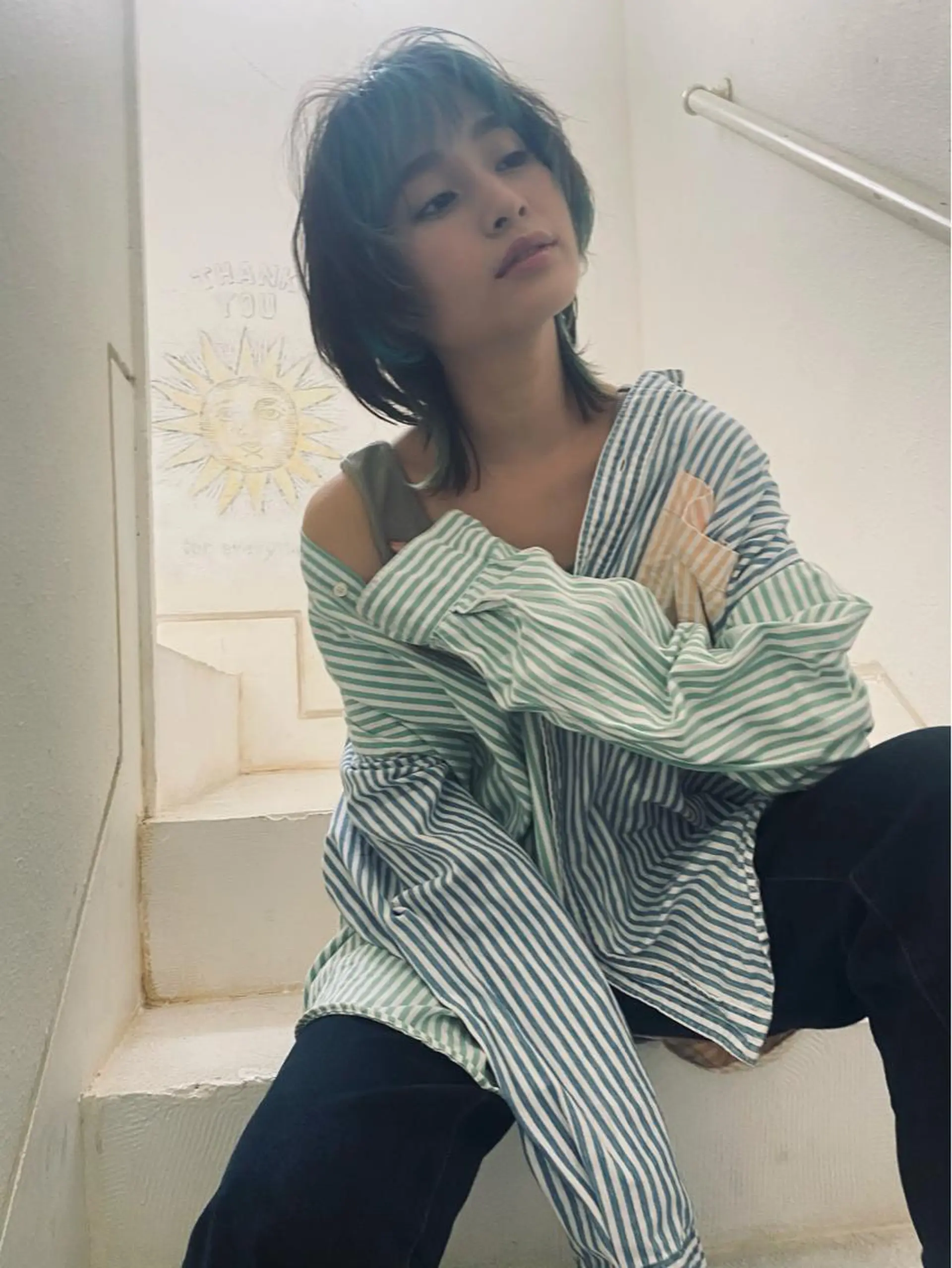 ミディアム カラー iizuka akiのヘアスタイル