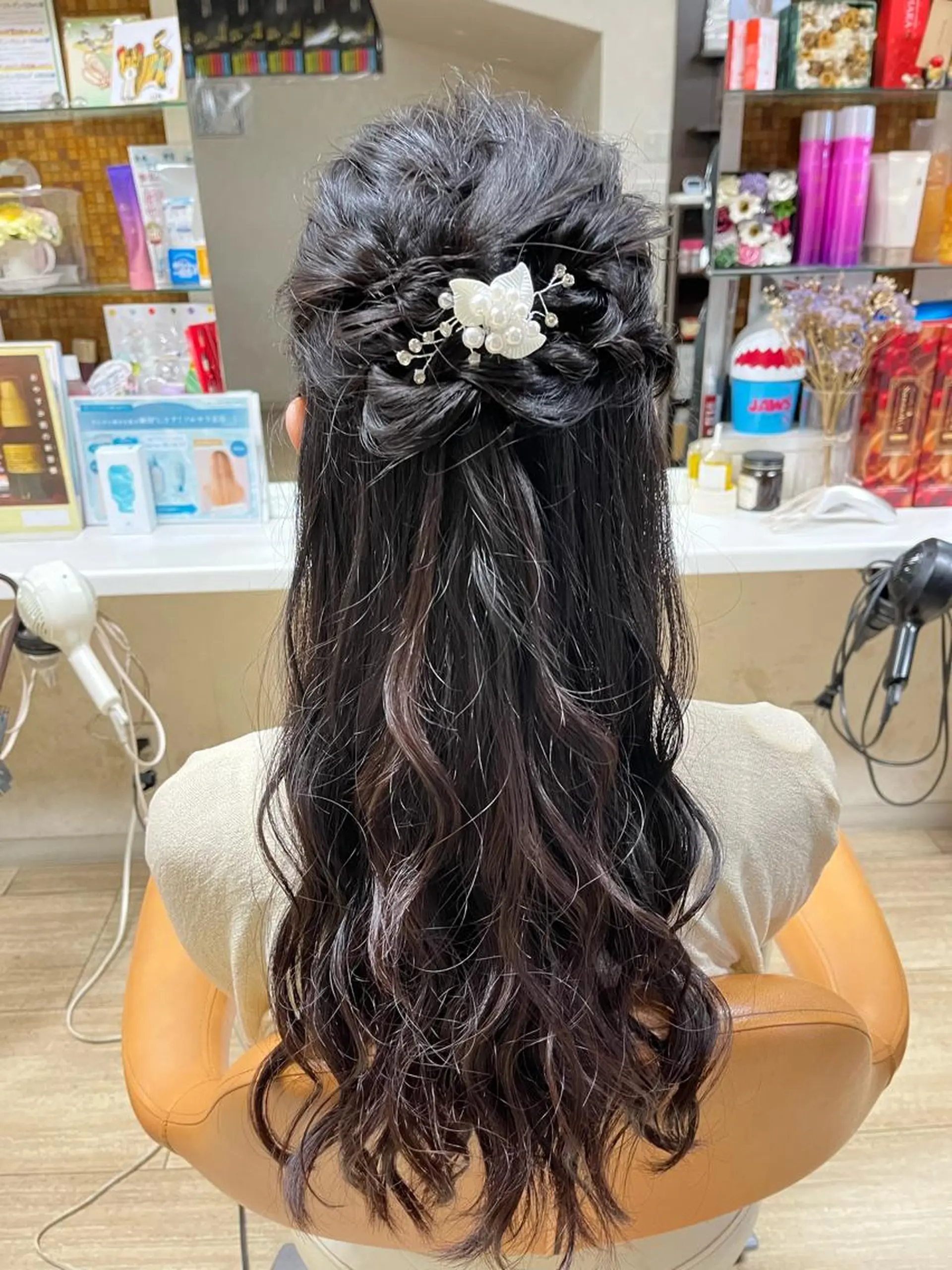ヘアアレンジ 結婚式・ブライダル 鍋田 彩歌のマツエク・マツパデザイン