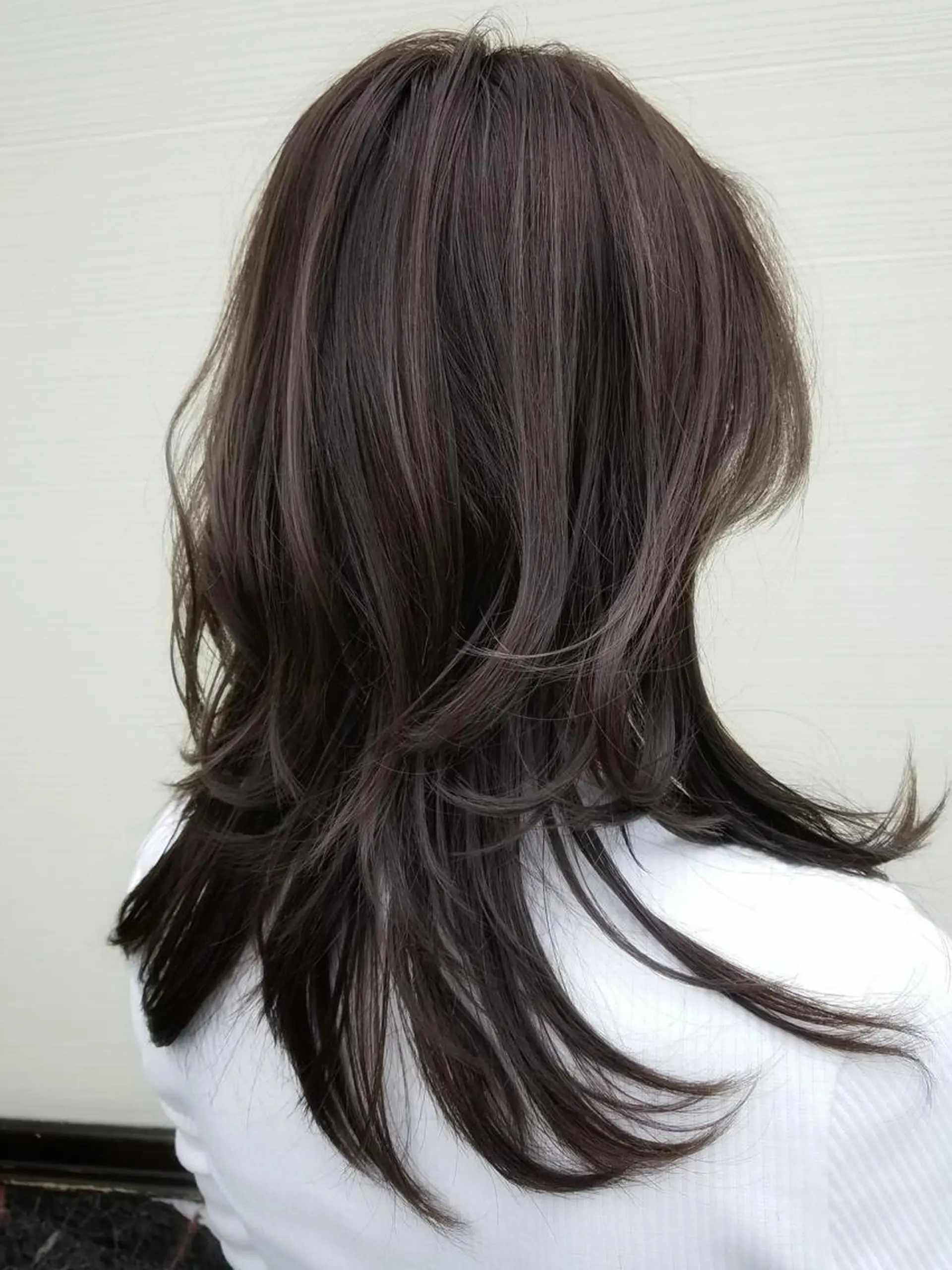 ロング カット ヘアカラー 大人の艶髪✂️ 矢崎美紀のヘアスタイル