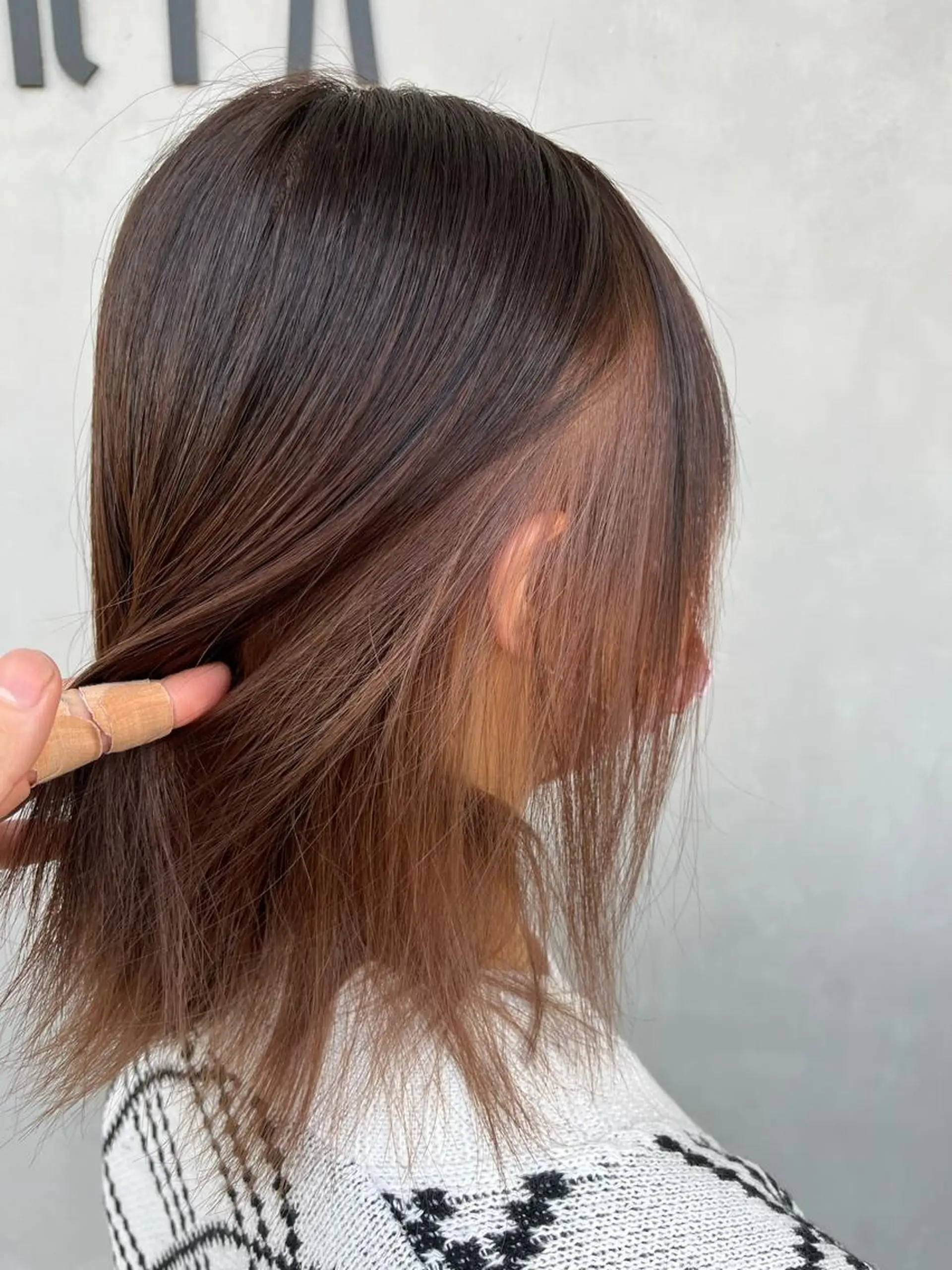 ショート カラー ベージュカラー 名古屋／デザイン／ ブリーチ/松井亮磨のヘアスタイル