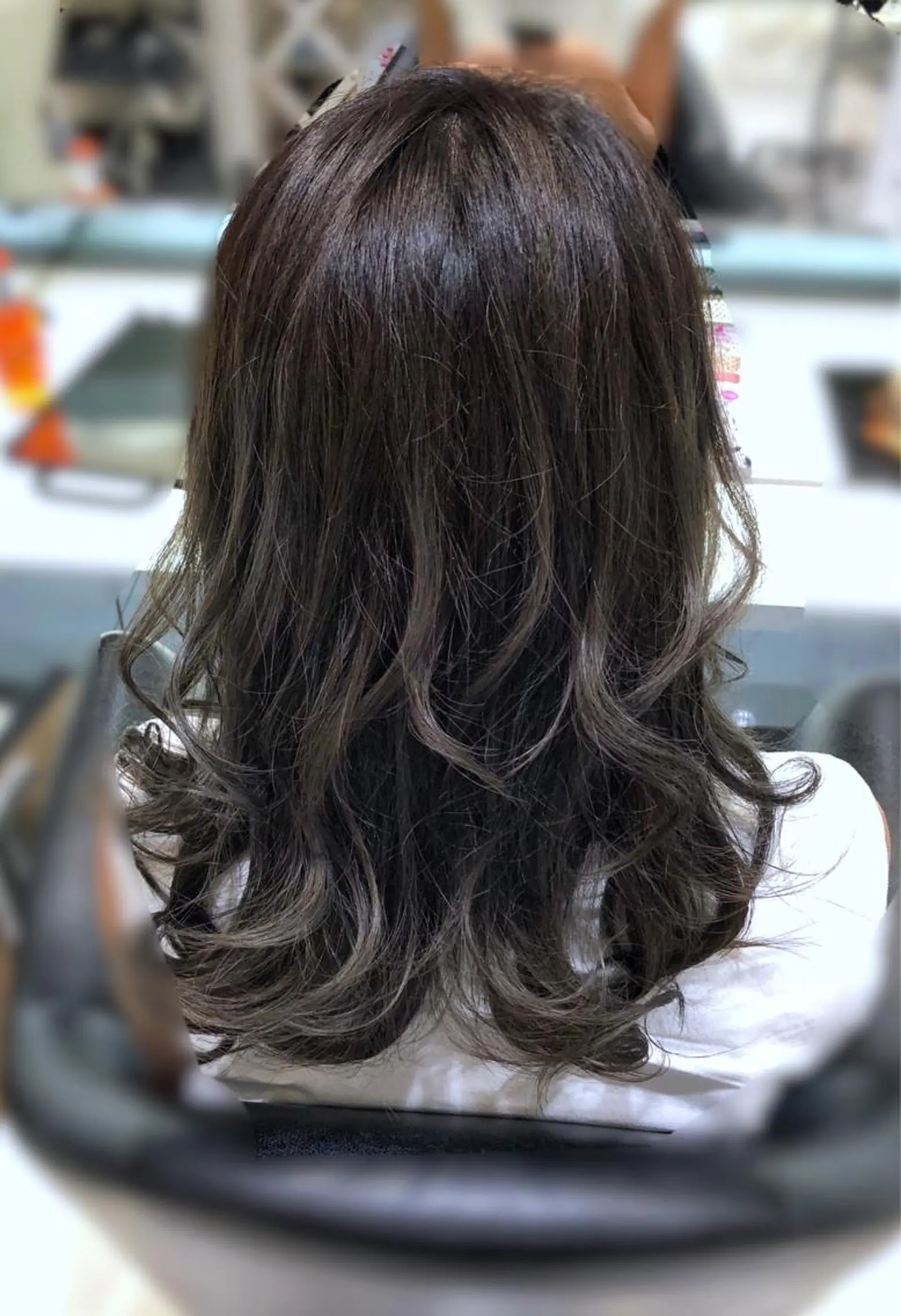 ロング カラー グレージュ ハイライトカラー ハイライト カット ヘアカラー トリートメント ✨髪質改善✨ 田西　基彦のヘアスタイル