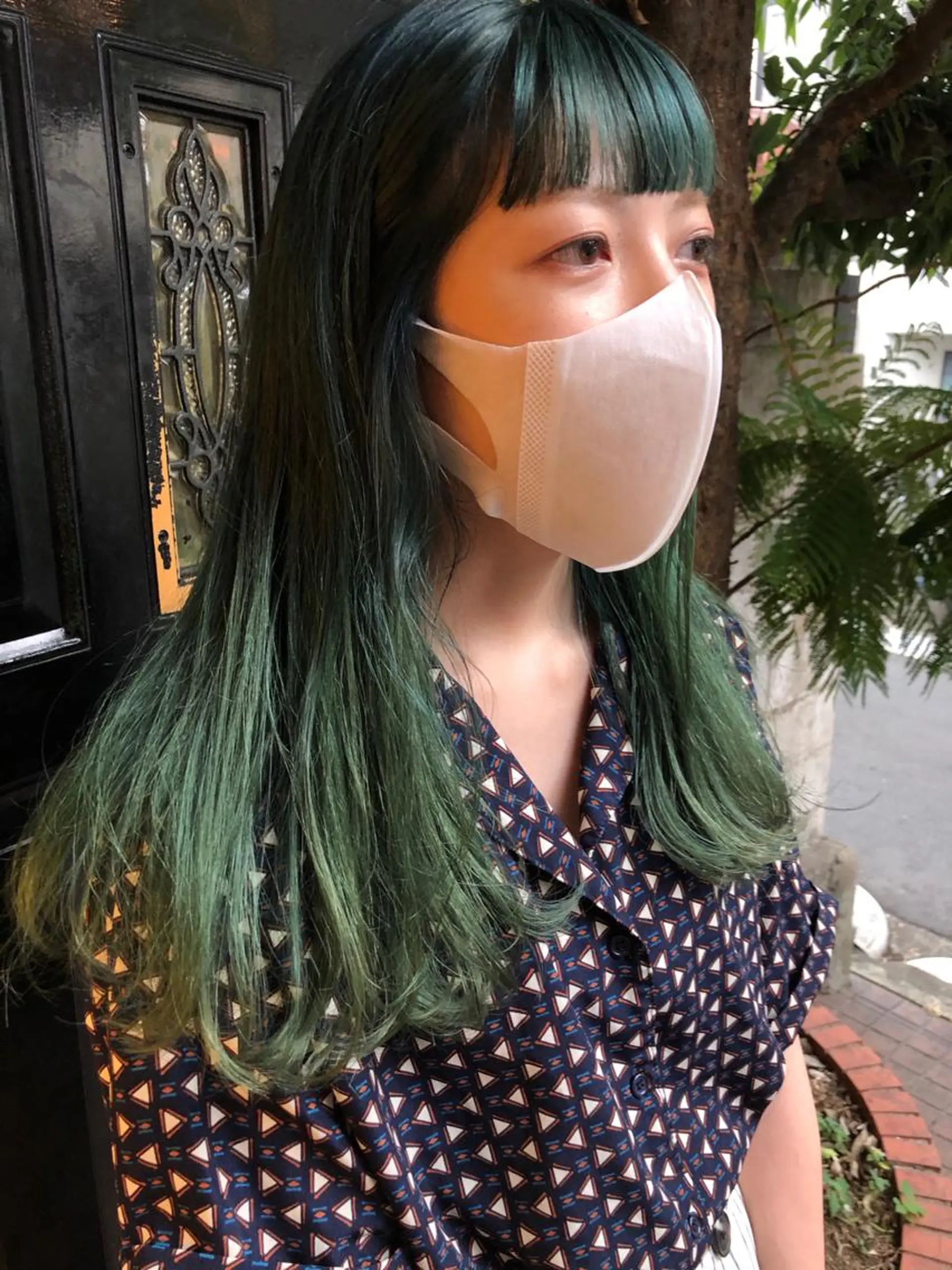 ロング カラー eri kinjoのヘアスタイル