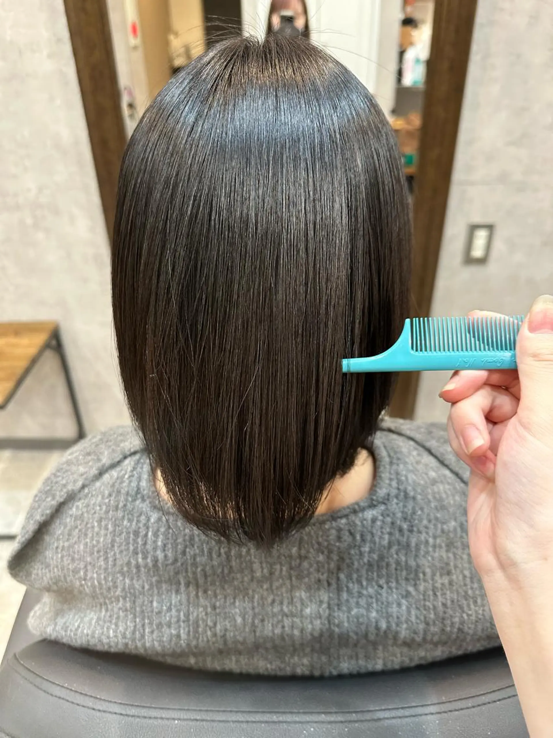 ショート 縮毛矯正 mau tomokaのヘアスタイル