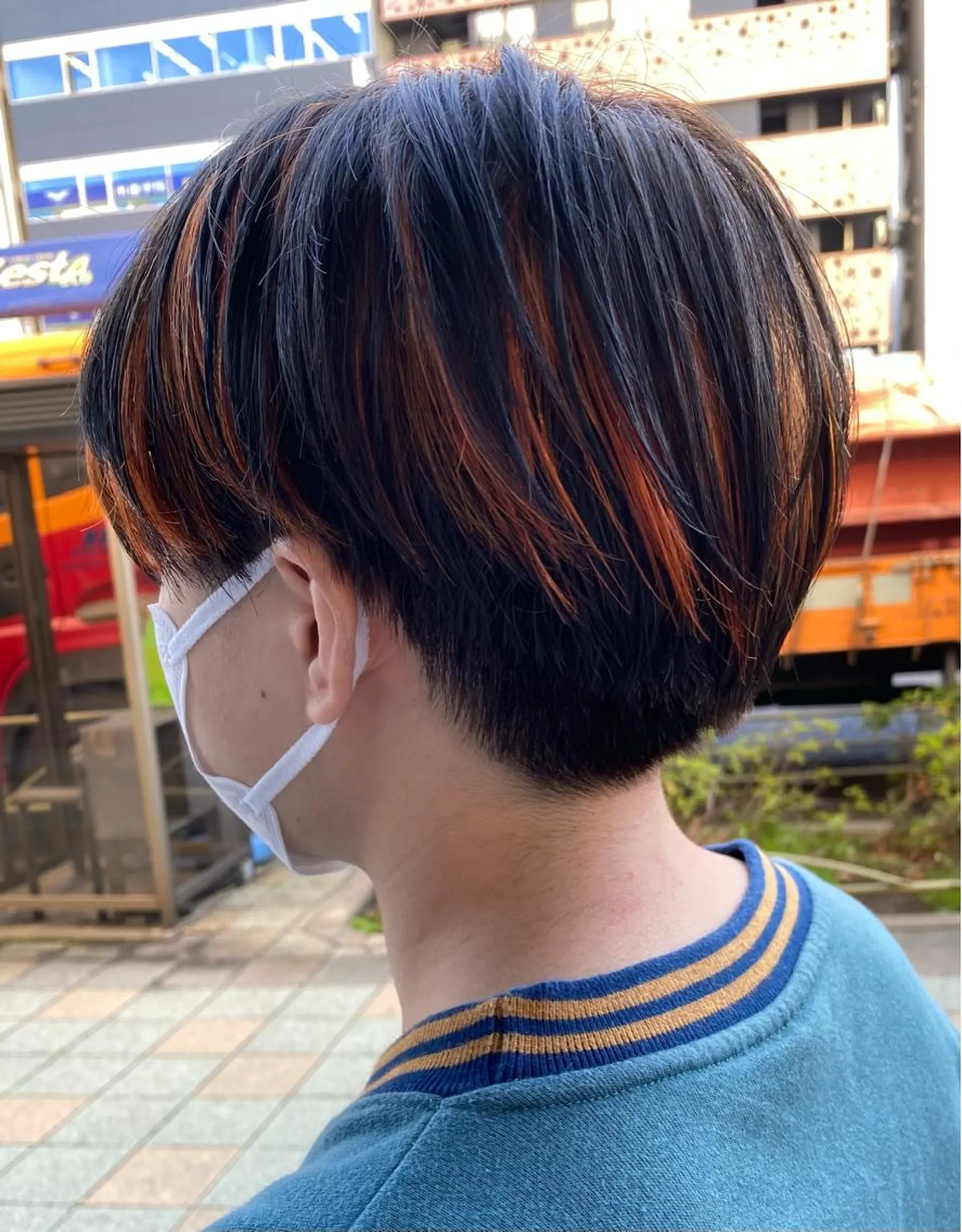 ショート 🍀デザインカラー 🍀齋藤　翔龍のヘアスタイル