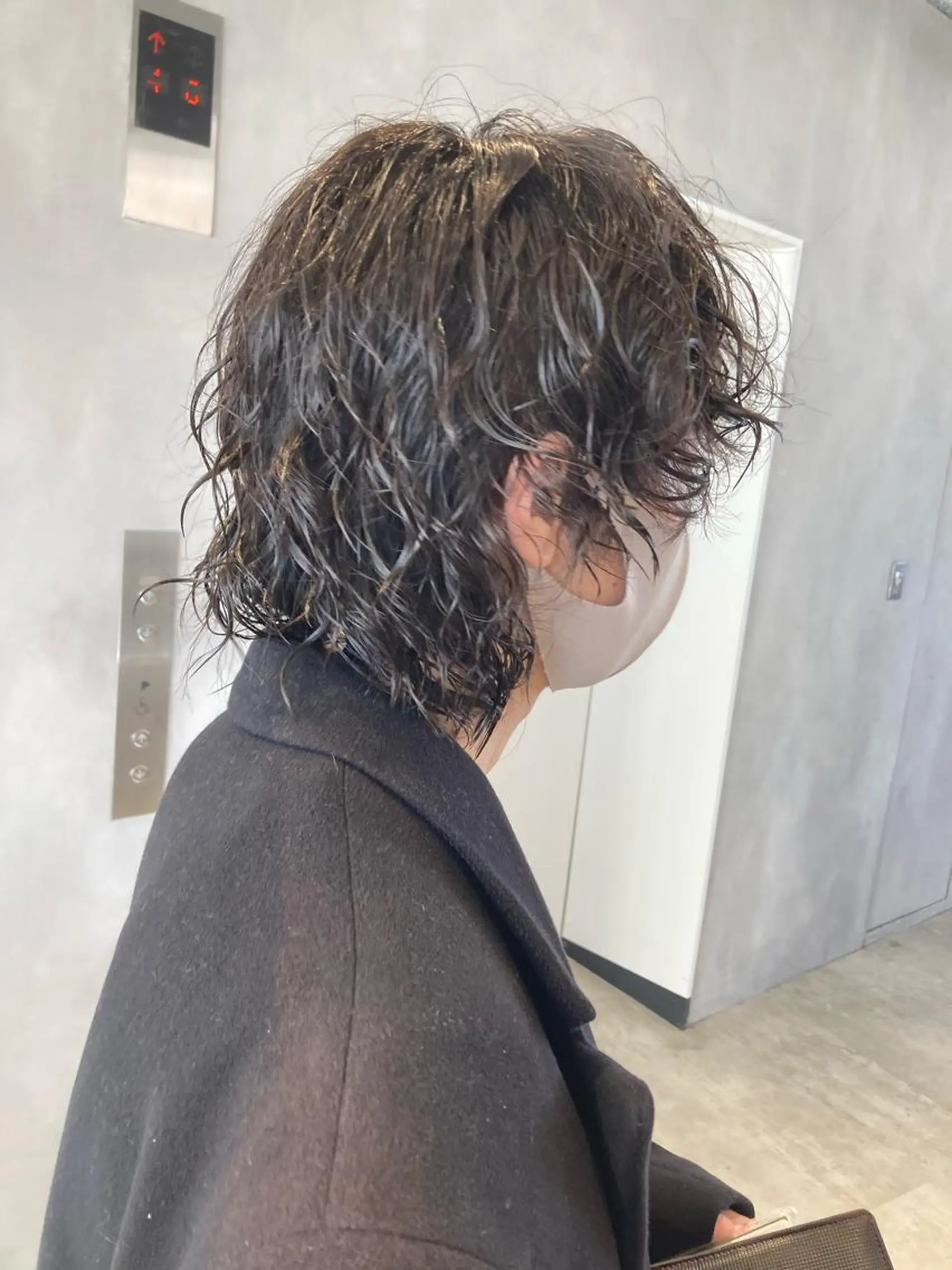 ミディアム パーマ ✳️ウルフ/メンズ/ スパイラルパーマ✳️のヘアスタイル