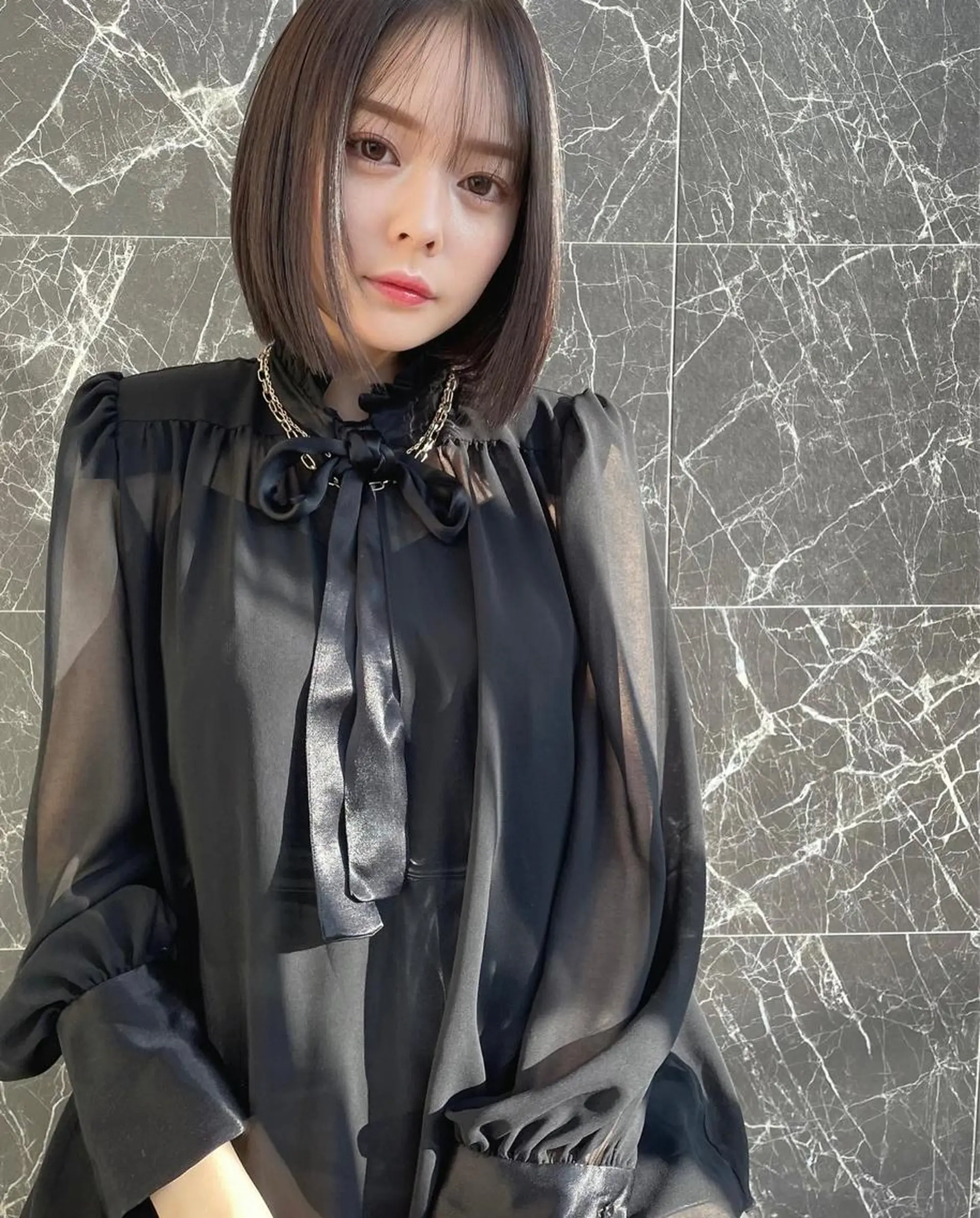 ミディアム チダアキフミ Ash大森のヘアスタイル