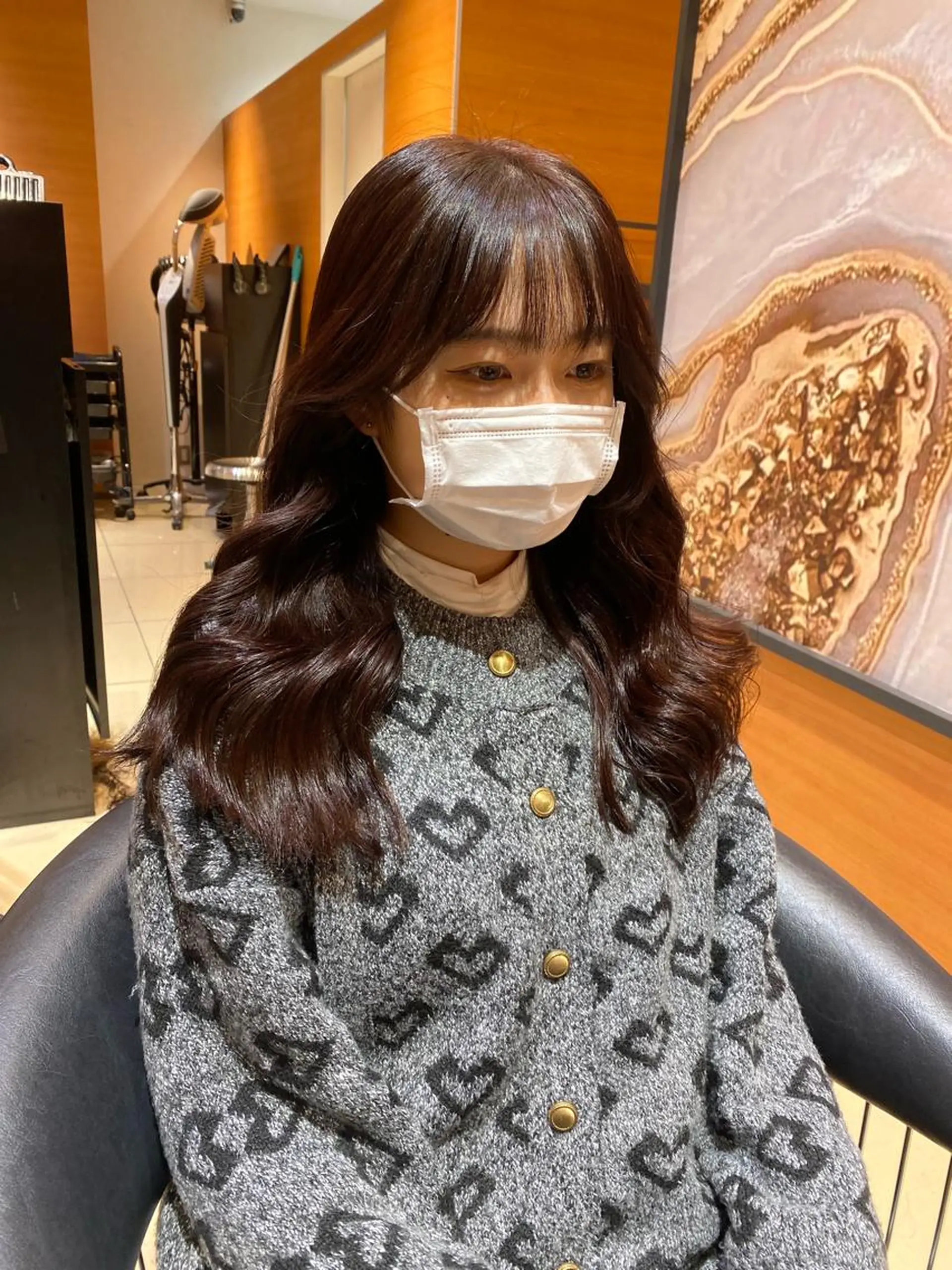 ロング 韓国ヘア🕊村上 ののこ🕊のヘアスタイル