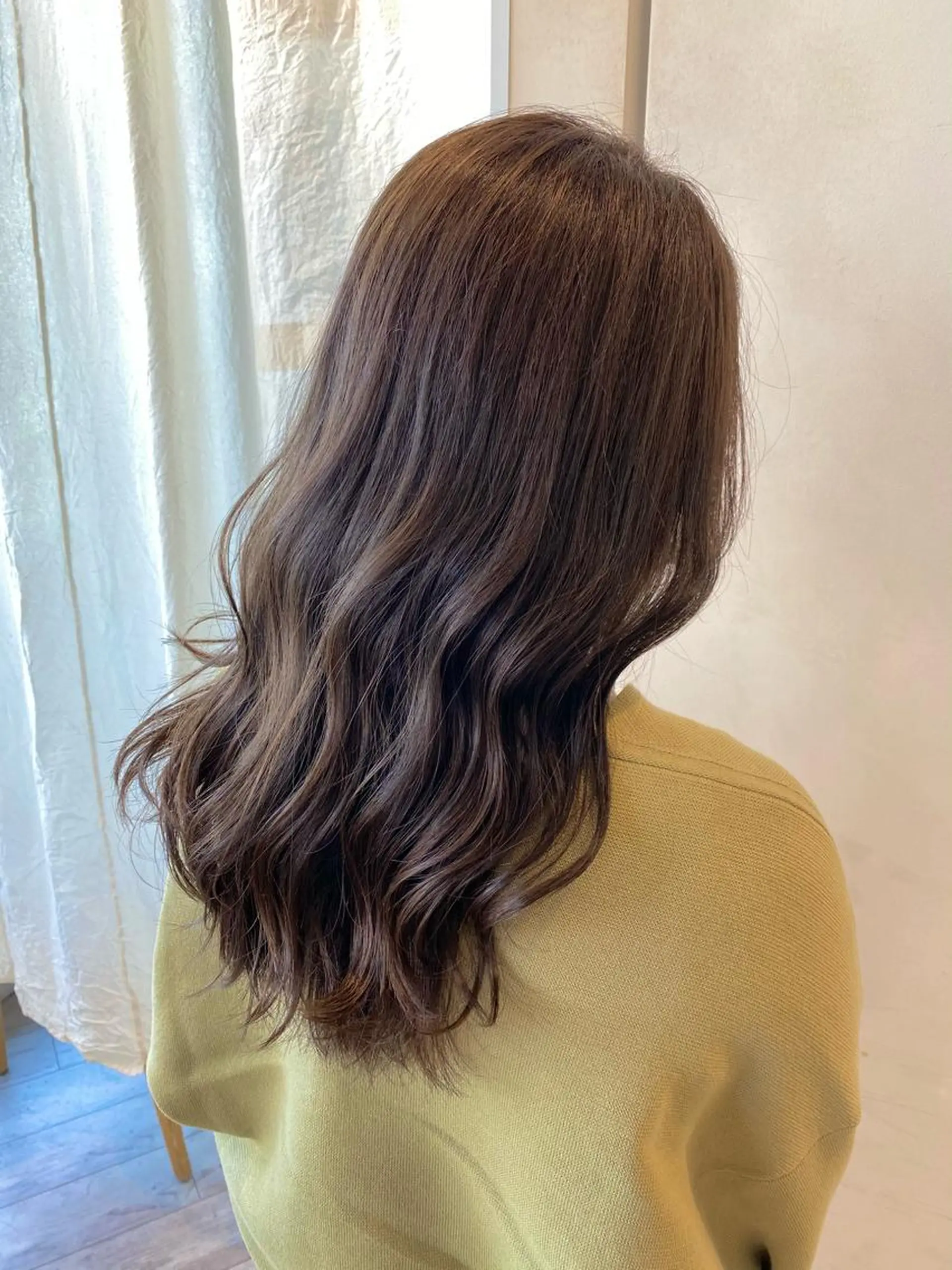 ロング カラー On所属・顔まわりカット🌟 くびれヘア/寺門遥輝のヘアスタイル