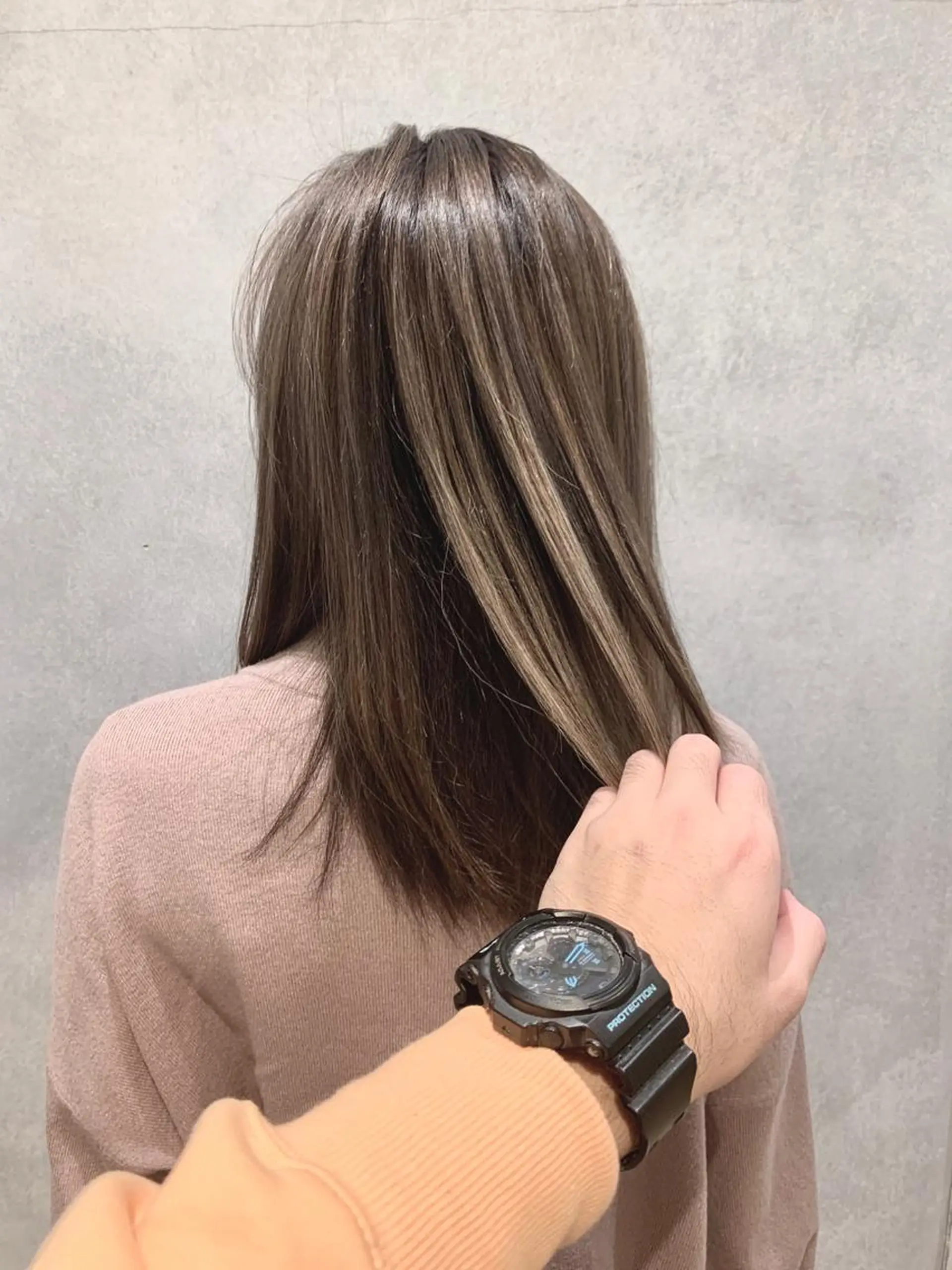 セミロング カラー オーナースタイリスト 宗正淳志のヘアスタイル